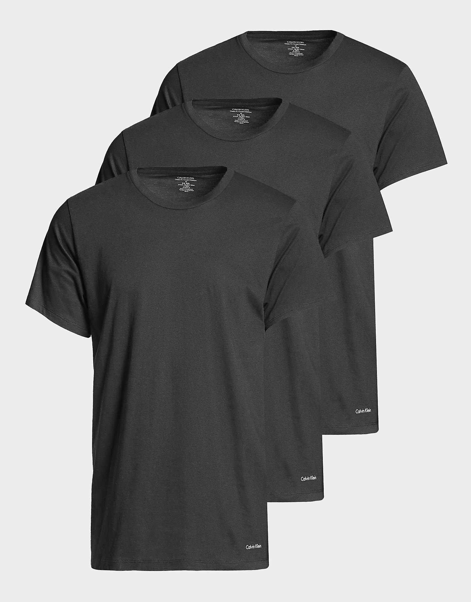 

Calvin Klein Underwear 3 Pack Short Sleeve Lounge T-Shirts - Black - Mens, Black