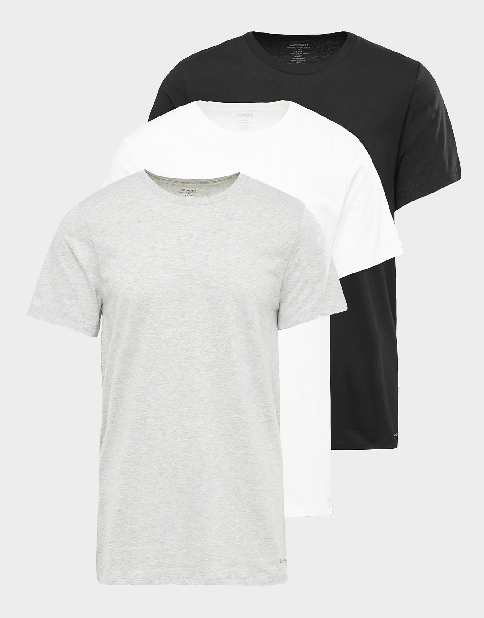 

Calvin Klein Underwear 3 Pack Short Sleeve Lounge T-Shirts - Multi/Black - Mens, Multi/Black