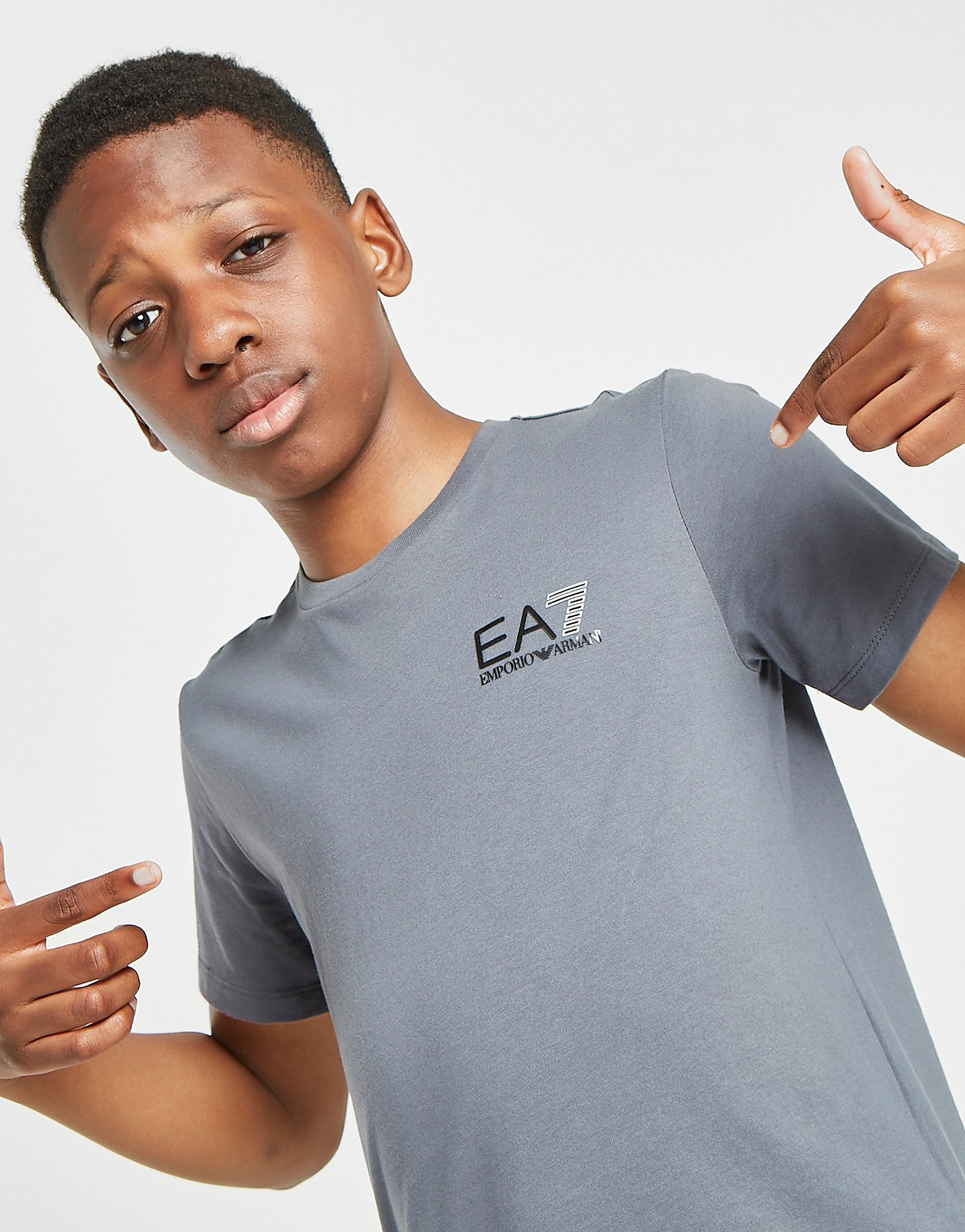 

Emporio Armani EA7 Core Logo T-Shirt Junior - Grey - Kids, Grey
