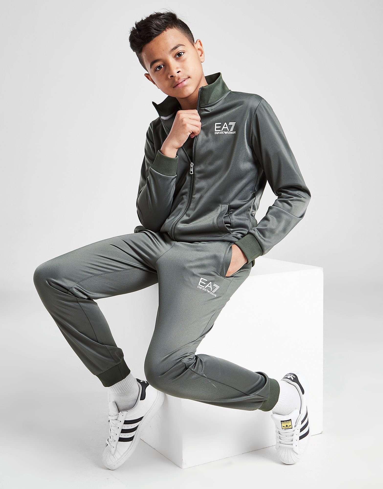Ea7 tricot tracksuit outlet