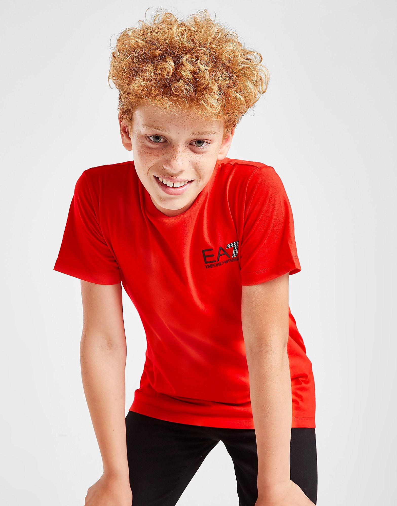 

Emporio Armani EA7 Core Logo T-Shirt Junior - Red - Kids, Red