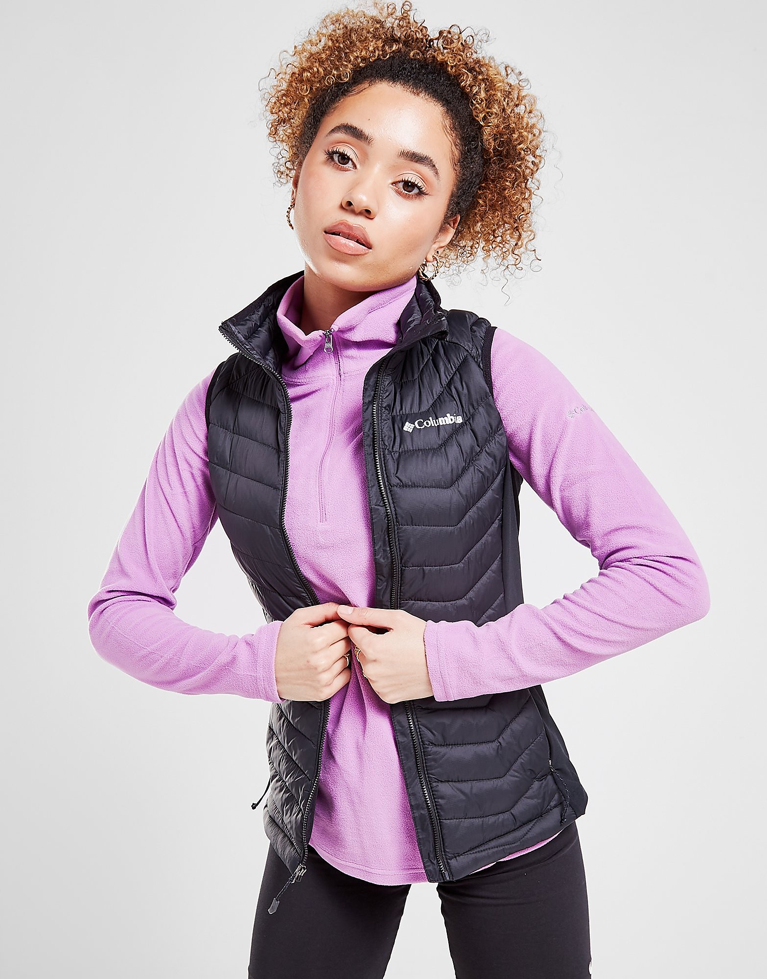 Columbia Powder Pass Gilet Vest - Black - Womens, Black