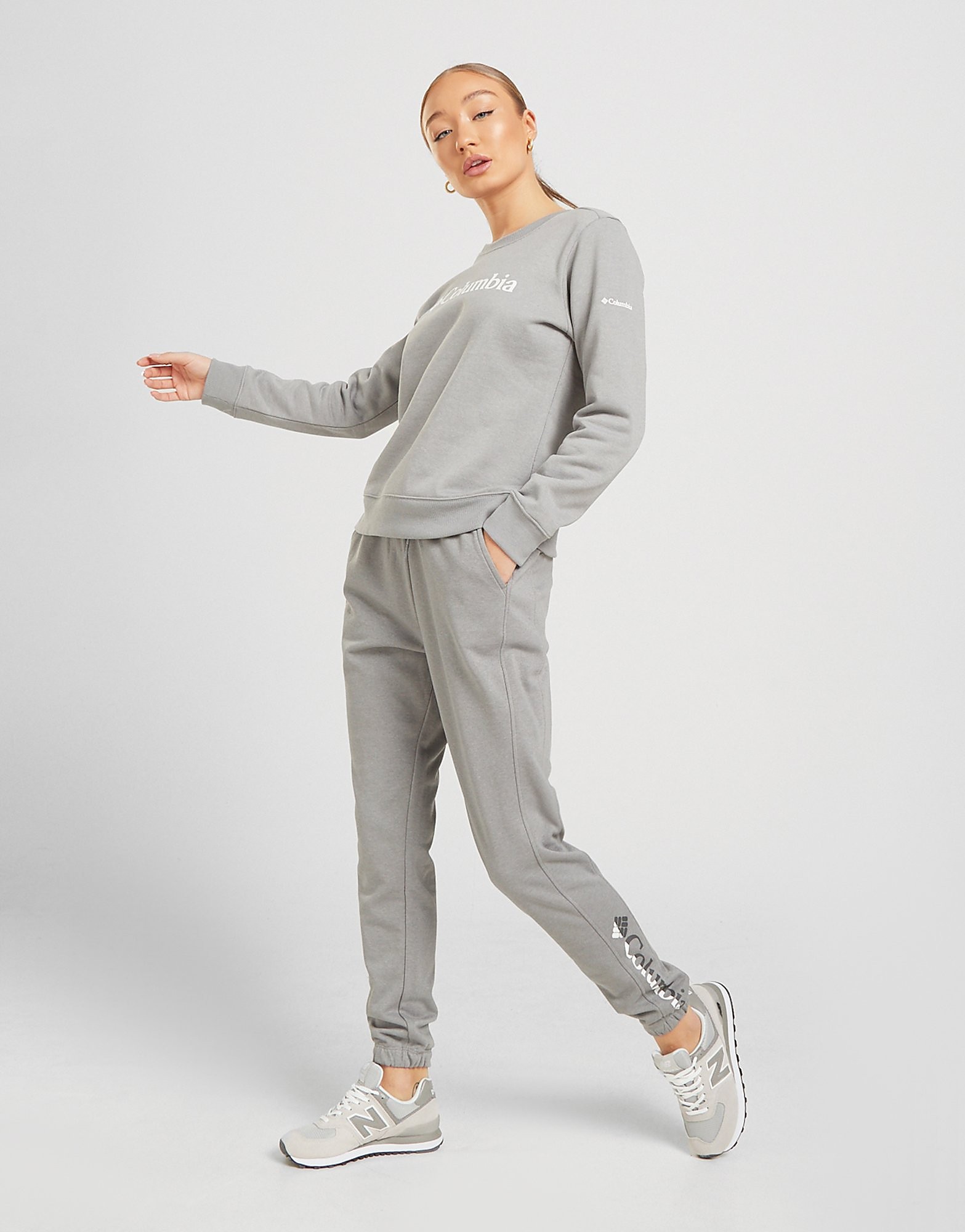 

Columbia Logo French Terry Joggers - Grey - Womens, Grey