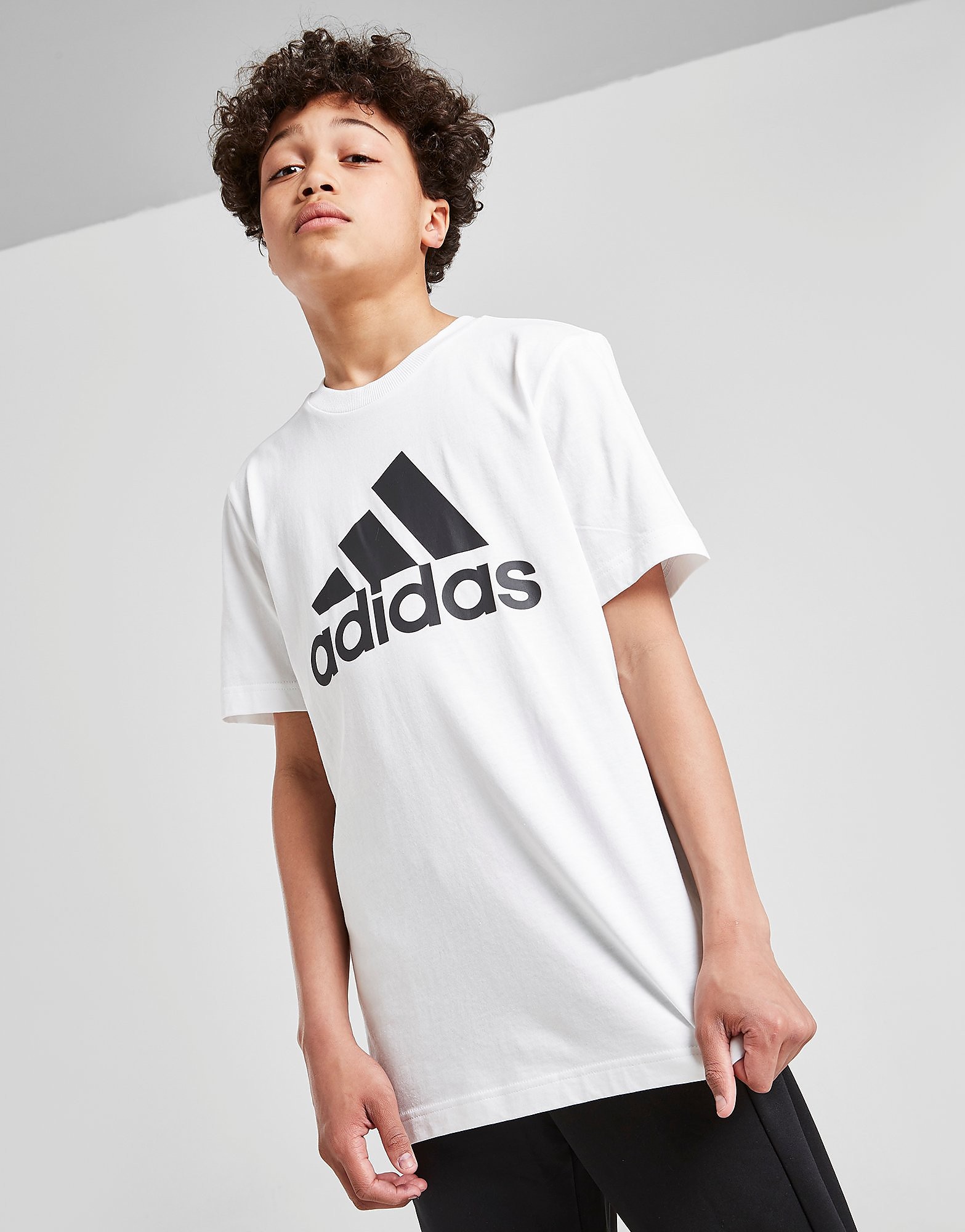 

adidas Logo T-Shirt Junior - White - Kids, White