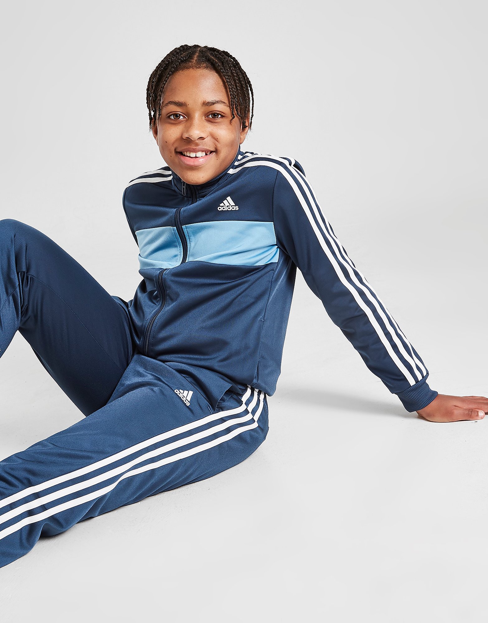 

adidas Tiberio Tracksuit Junior - Navy - Kids, Navy