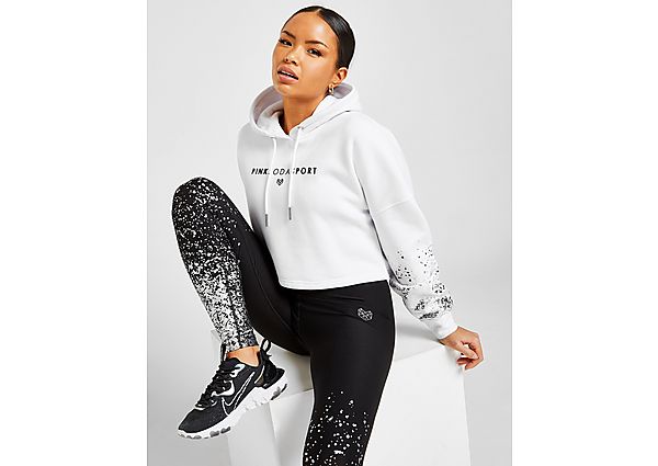 Pink Soda Sport Sweat à Capuche Crop Sparkle Femme