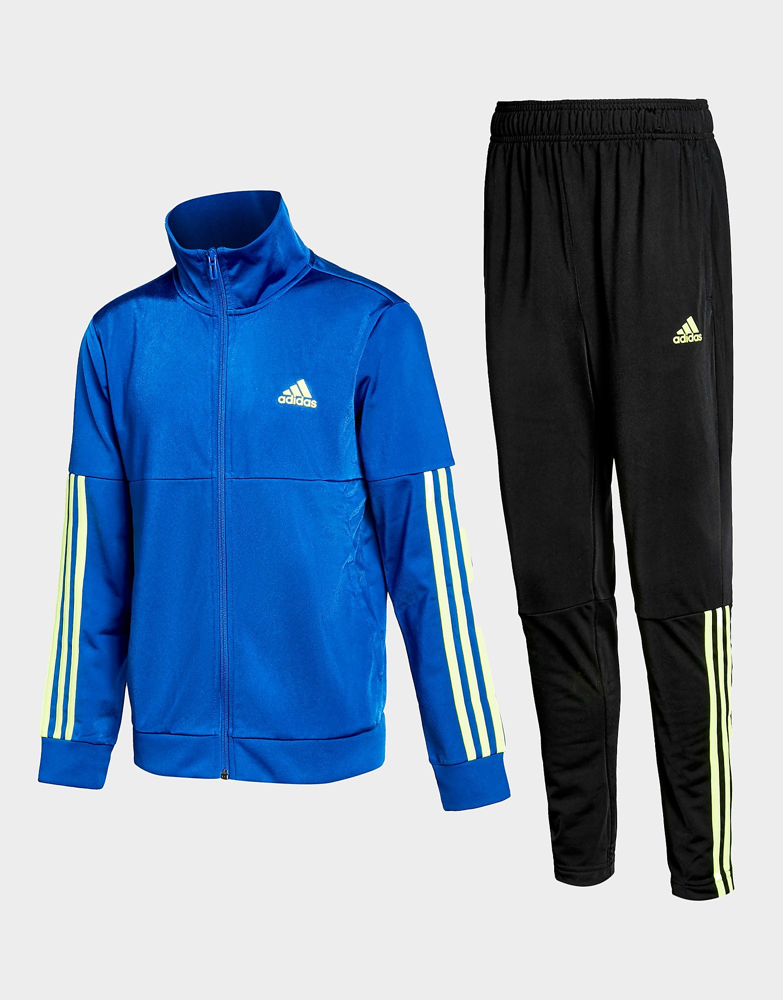 

adidas Team Poly Tracksuit Junior - Blue/Black - Kids, Blue/Black