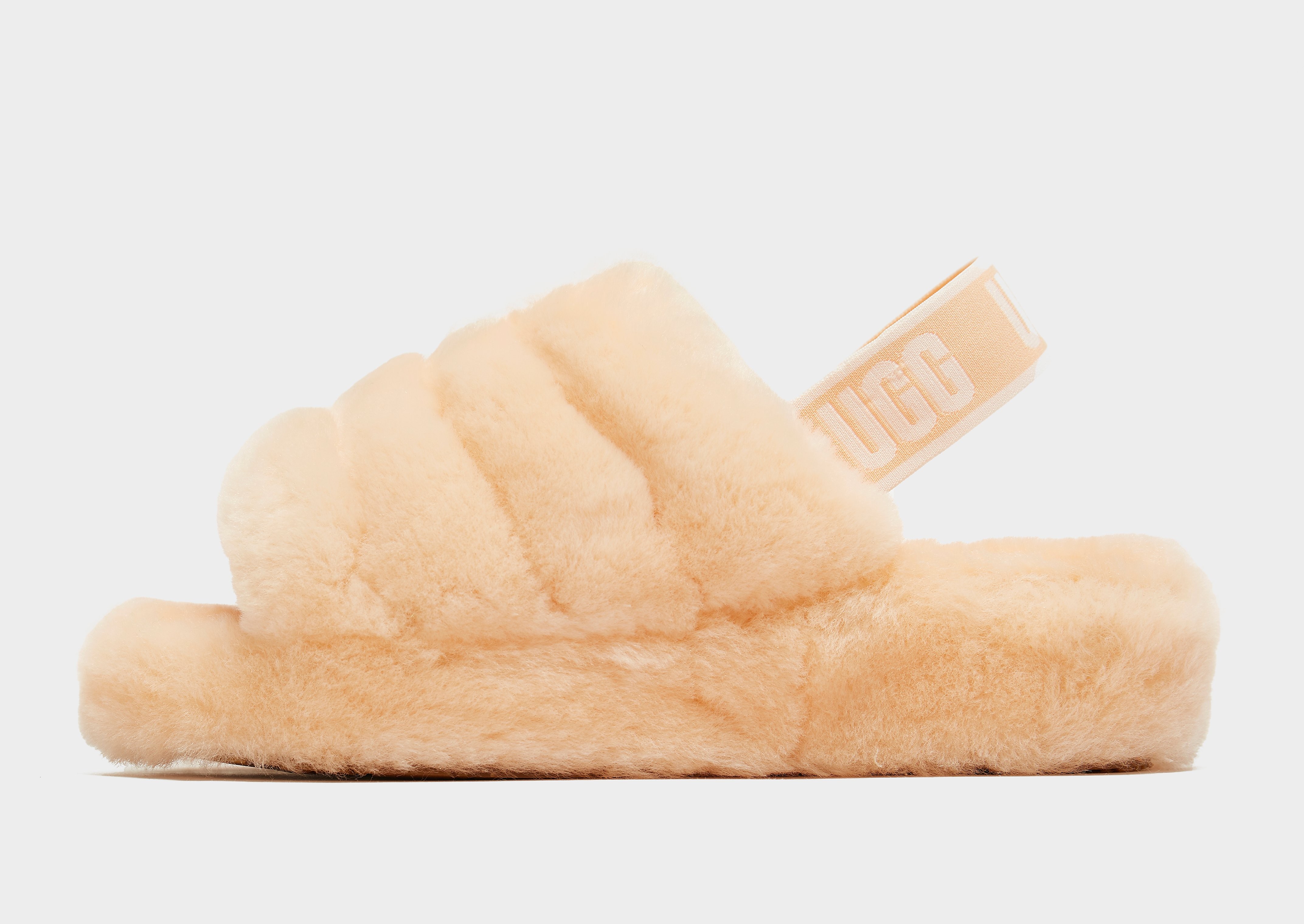 

UGG Fluff Yeah Logo Slides - Pink - Womens, Pink