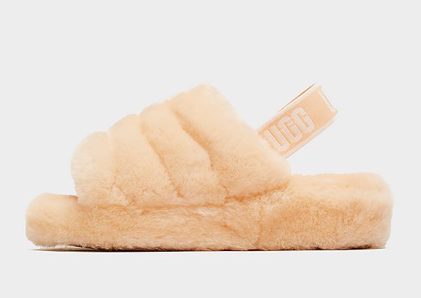 UGG Claquettes Fluff Yeah Logo Femme