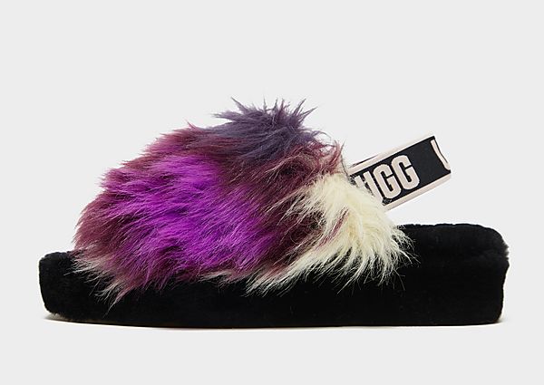 UGG Claquettes Fluff Yeah Logo Femme
