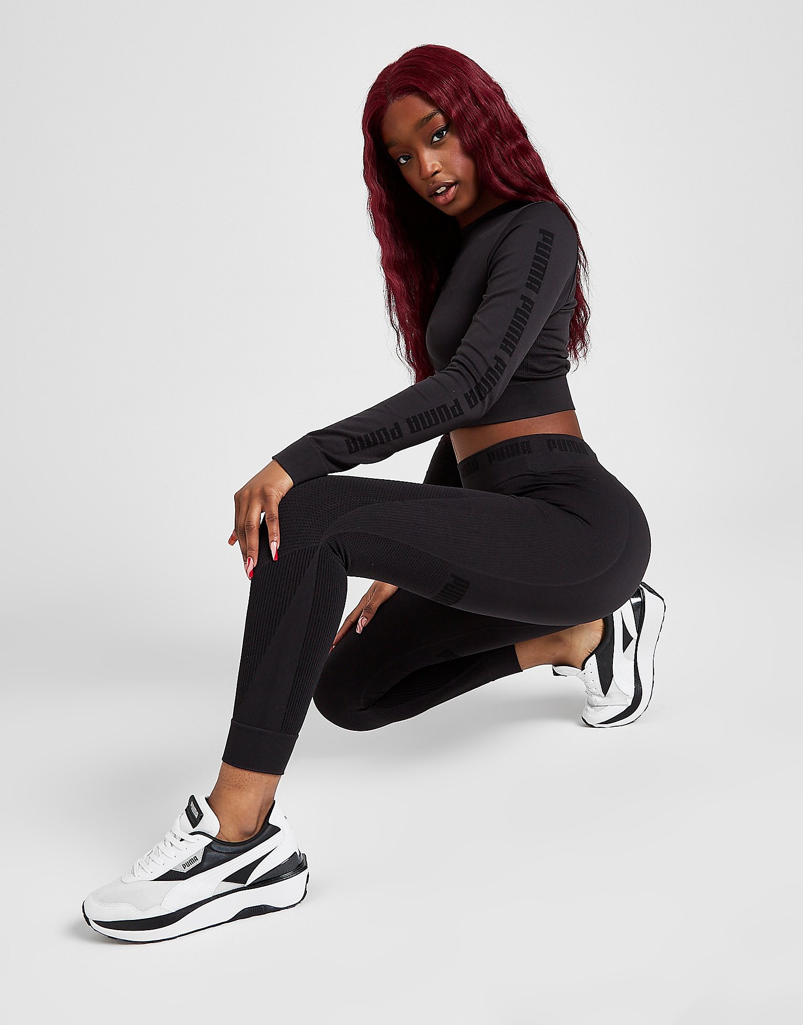 

Puma evoKnit Tights - Black - Womens, Black