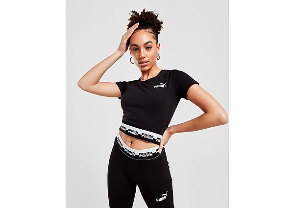 Puma T-Shirt Slim à Bande Femme