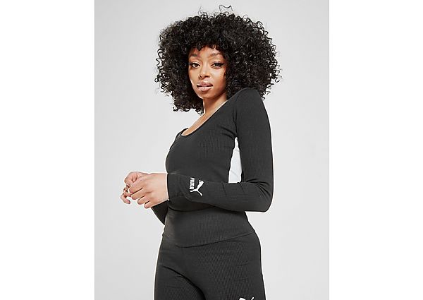 Puma Crop Top Manches Longues Femme