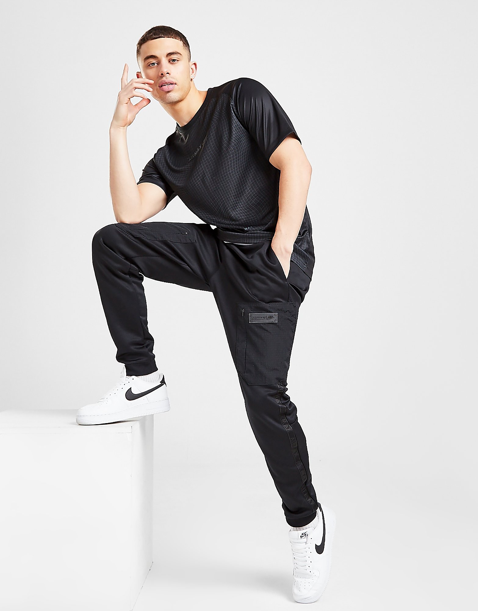 

Nike Air Max Poly Track Pants - Black - Mens, Black
