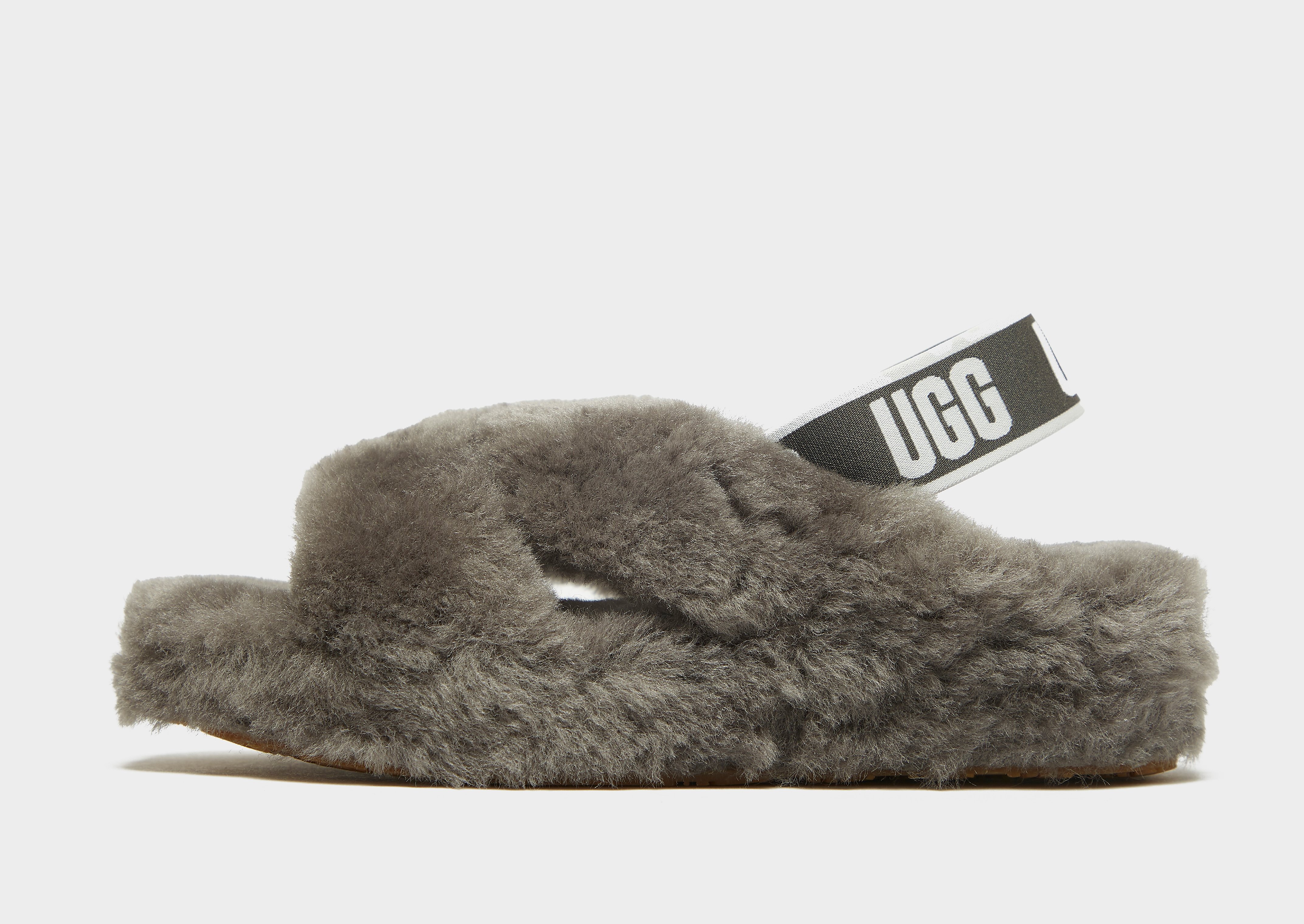UGG Fab Yeah Slides - Grey - Womens, Grey