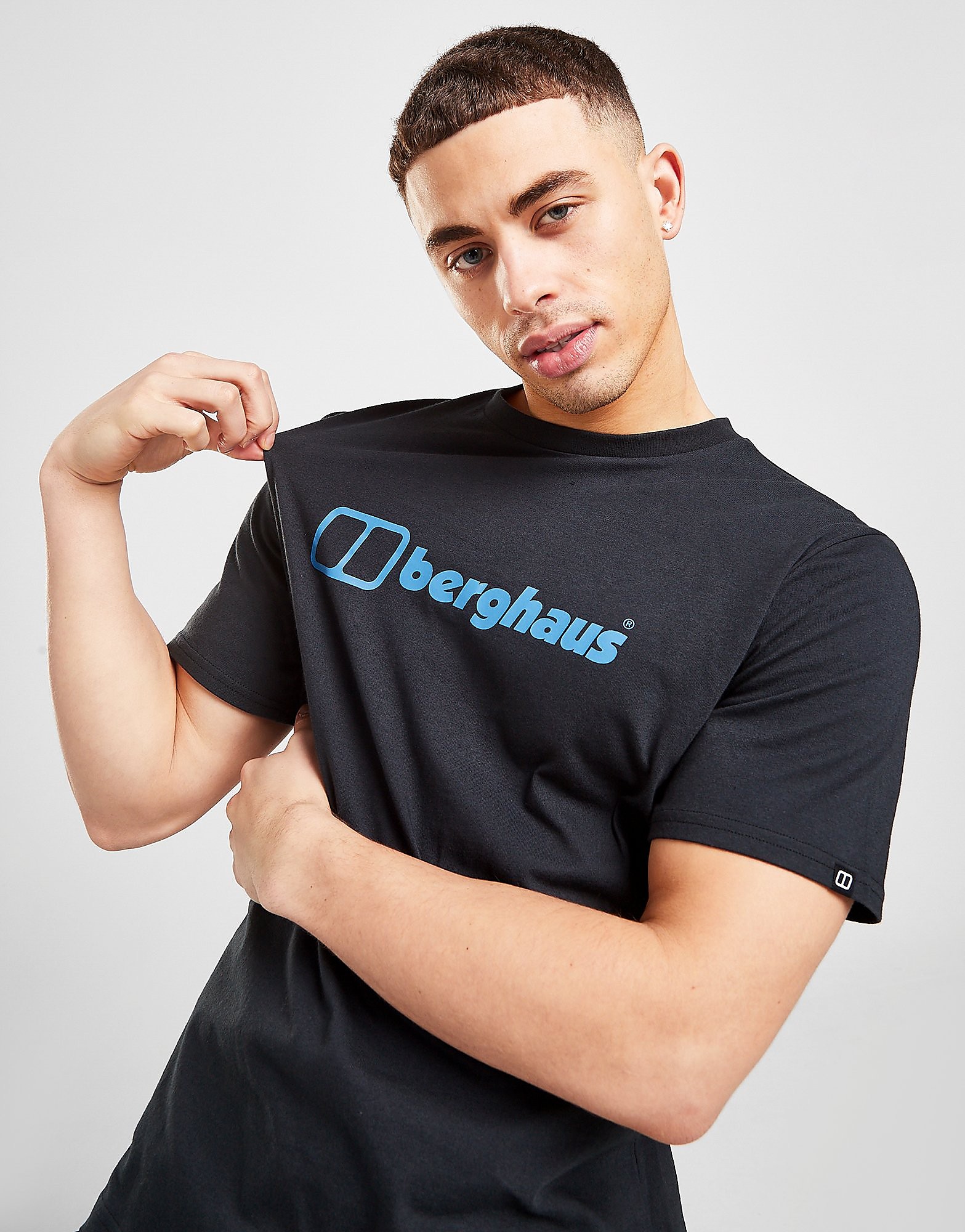 

Berghaus Large Logo T-Shirt - Black, Black