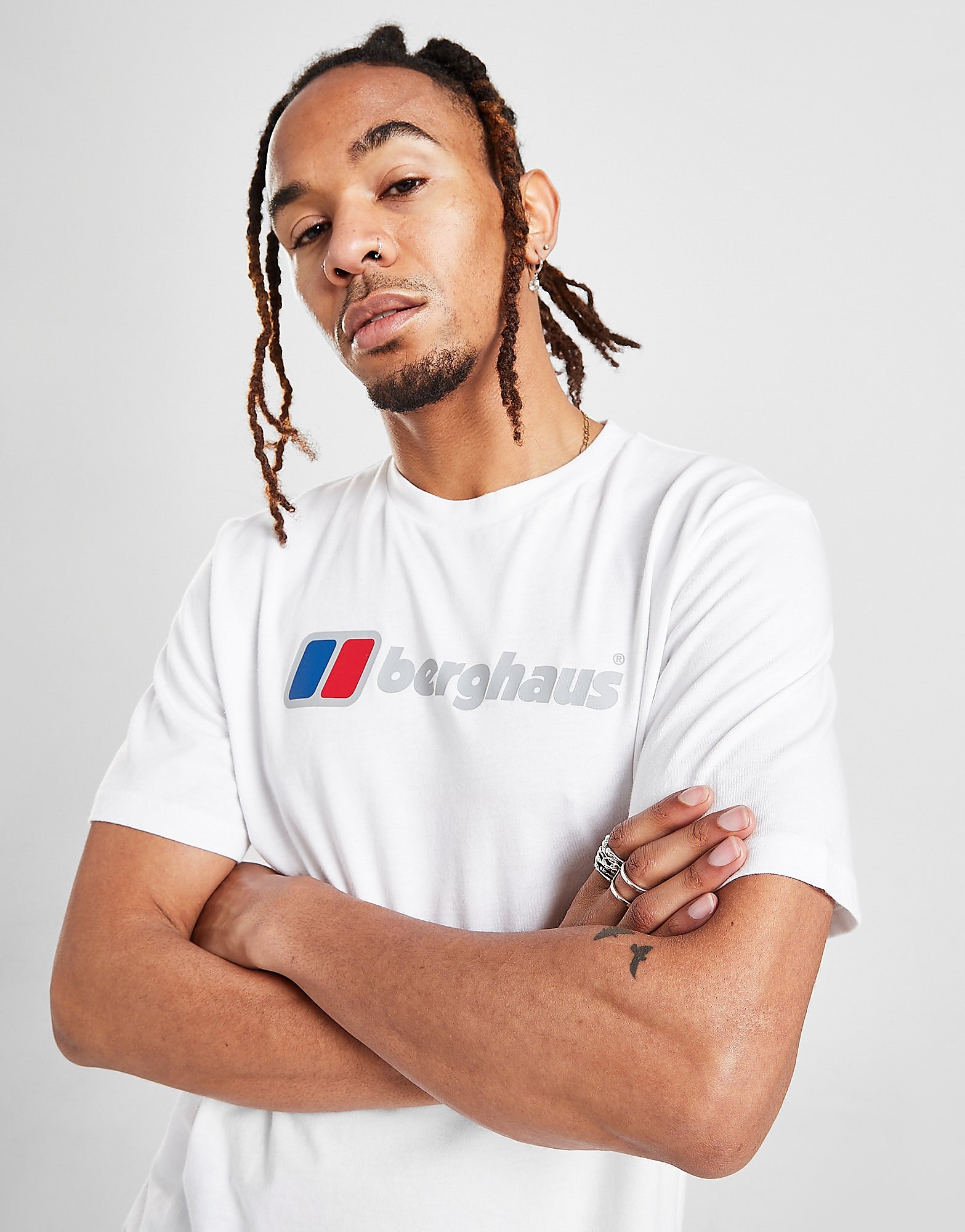 

Berghaus Large Logo T-Shirt - White - Mens, White