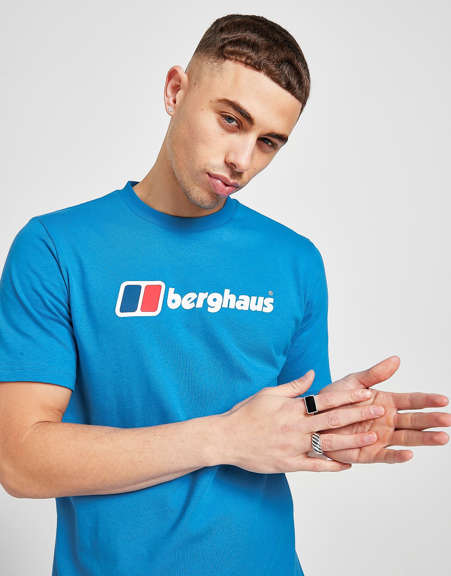 

Berghaus Large Logo T-Shirt - Blue - Mens, Blue