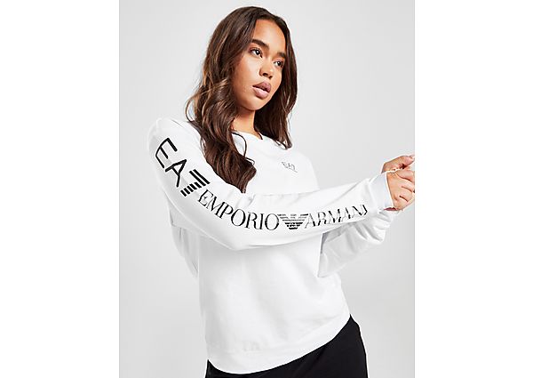 Emporio Armani EA7 Sweatshirt Manches Longues Logo Crew Femme