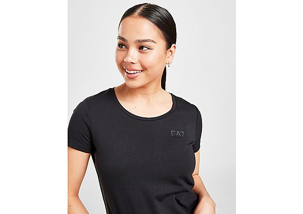 Emporio Armani EA7 T-Shirt Lurex Stripe Femme