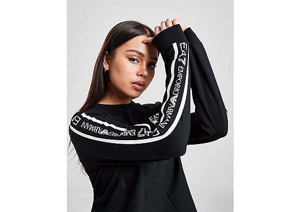 Emporio Armani EA7 Top ˆ Manches lLongues ImprimŽ Ruban Femme