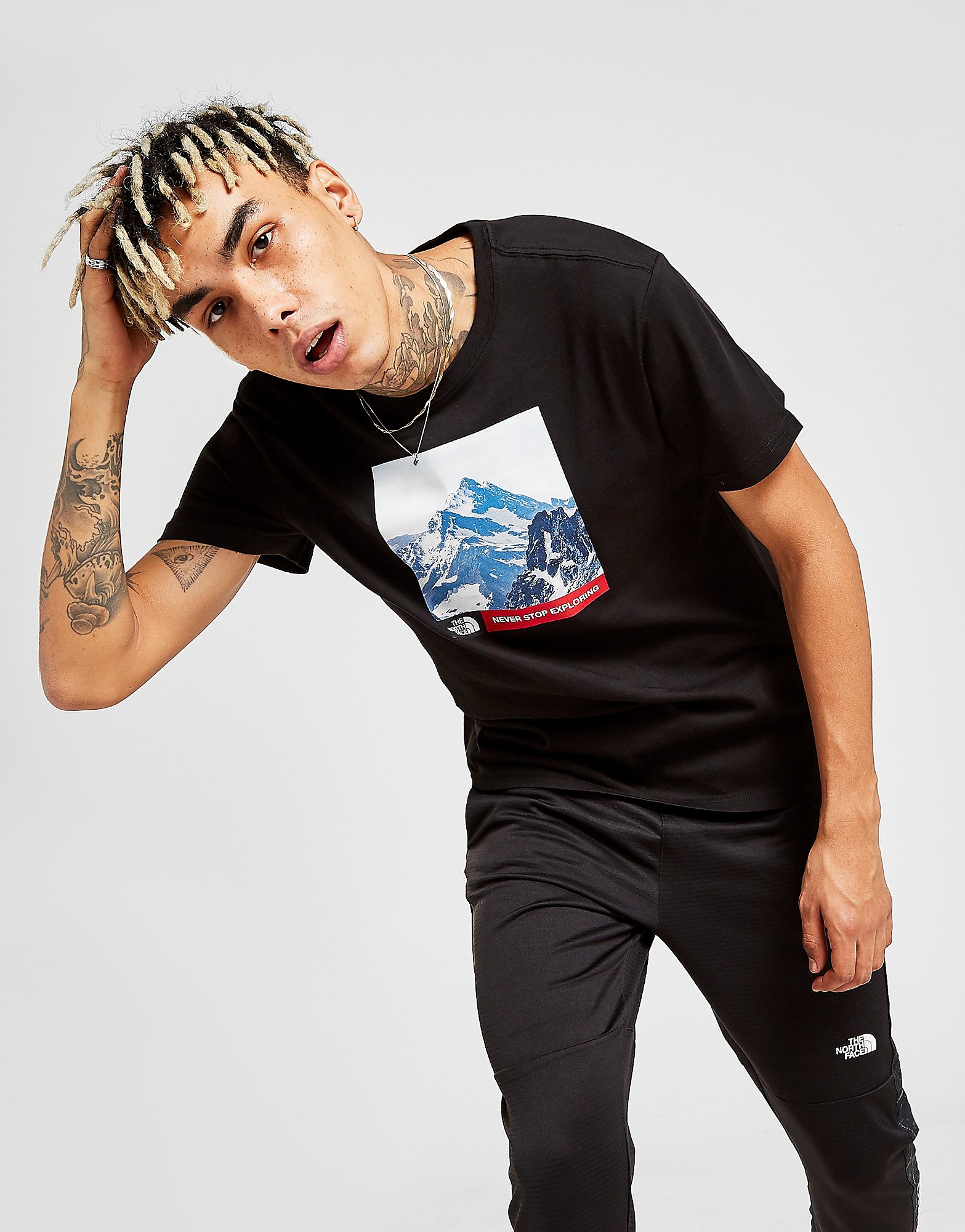 

The North Face Mountain T-Shirt - Black - Mens, Black
