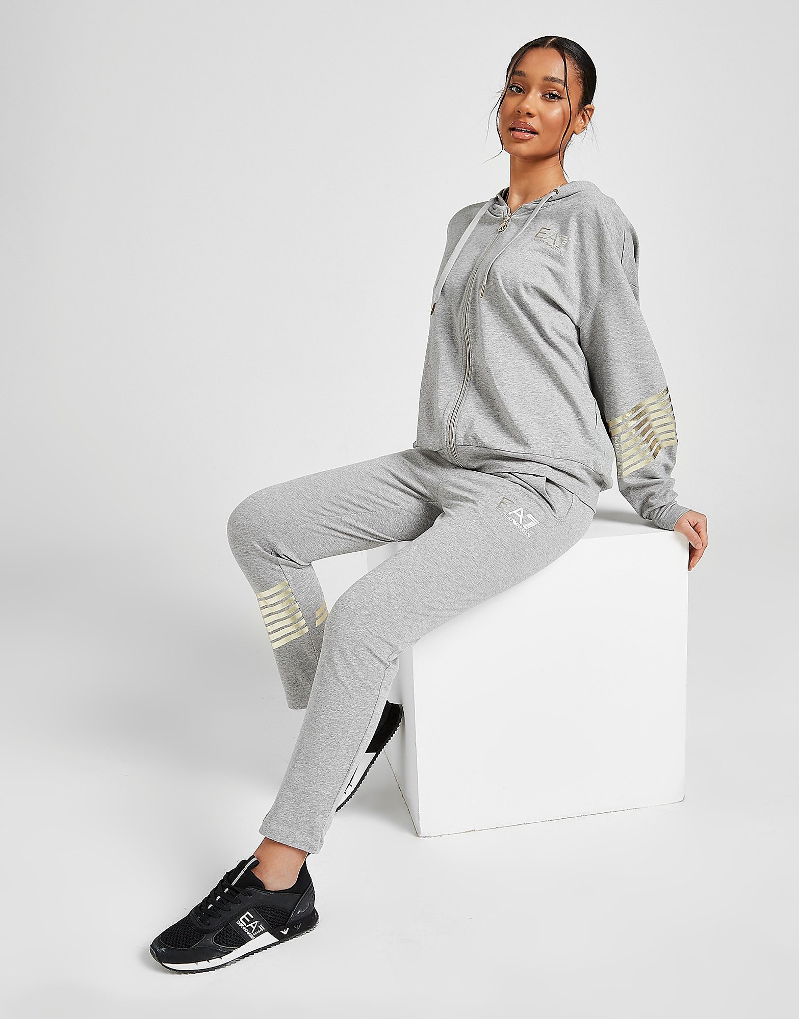 

Emporio Armani EA7 7 Lines Tracksuit - Grey - Womens, Grey
