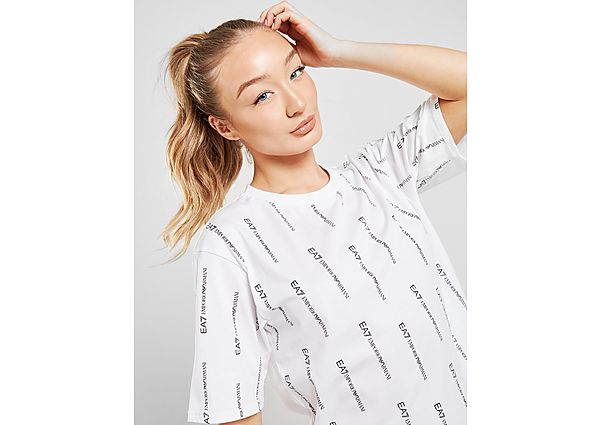 Emporio Armani EA7 T-Shirt Court All Over Femme