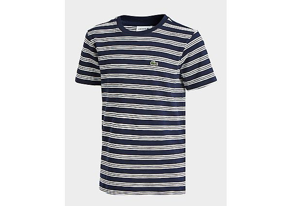 Lacoste Stripe T-Shirt Junior - Blue - Kids, Blue