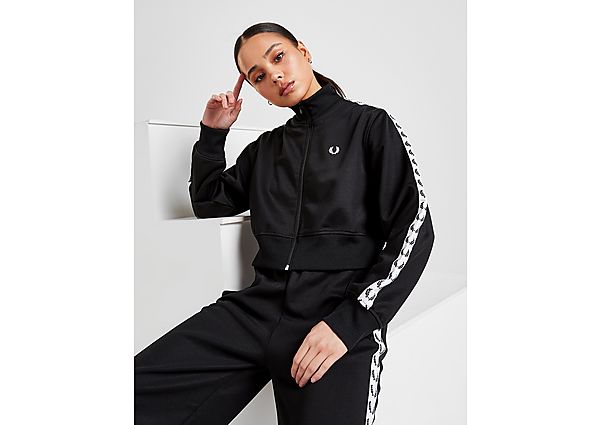 Fred Perry Veste de Survêtement Tape Crop Femme