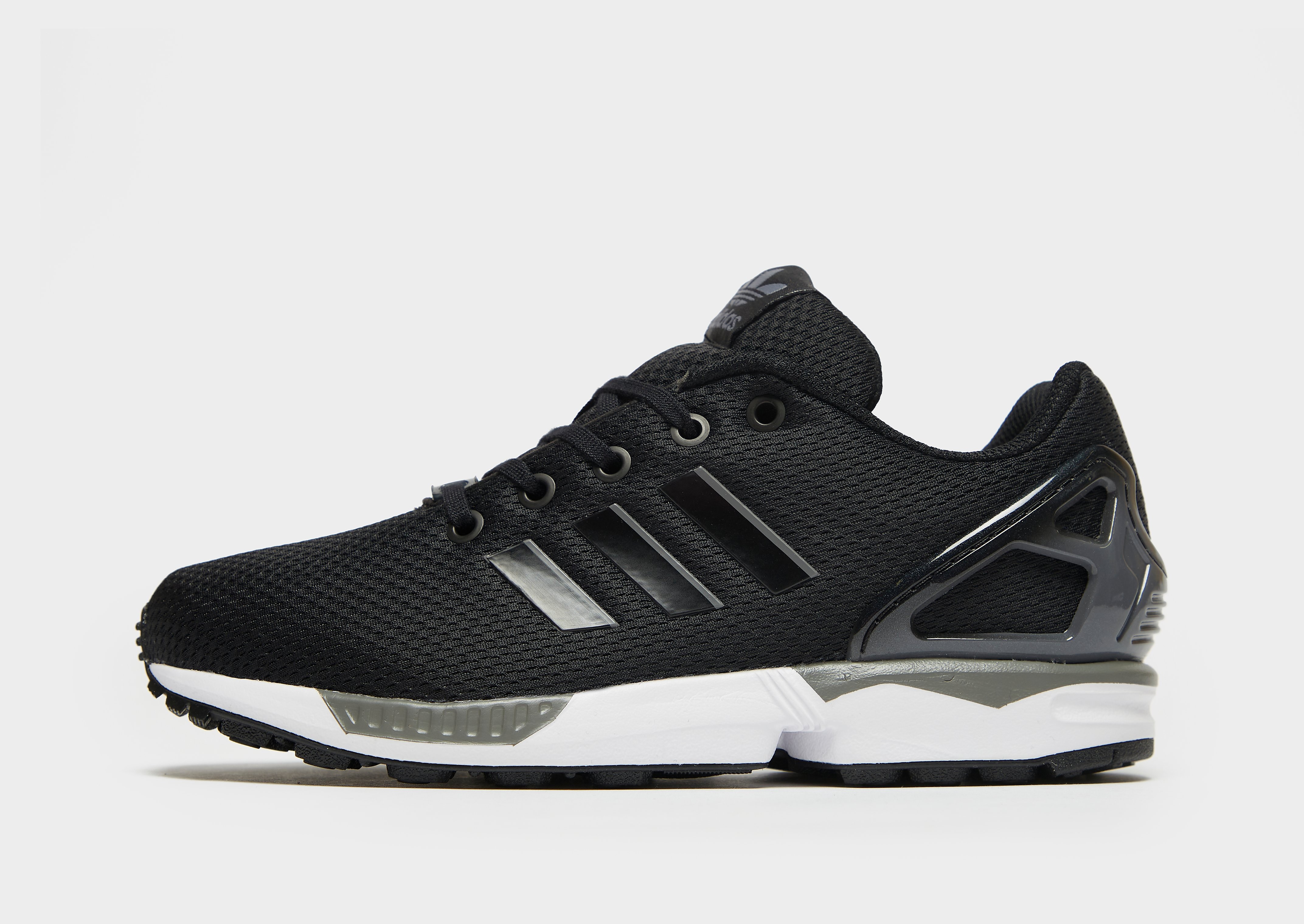 adidas Originals ZX Flux Junior - Only at JD - Black - Kids, Black