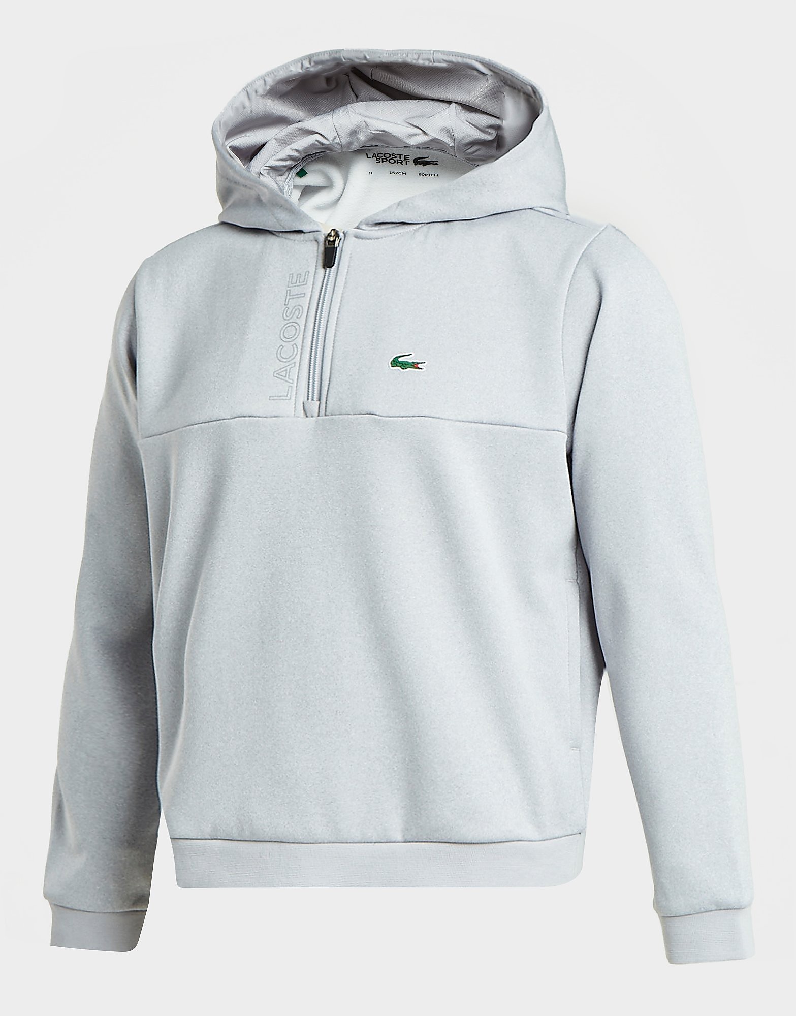 

Lacoste Poly Fleece 1/4 Zip Hoodie Junior - Only at JD - Grey - Kids, Grey