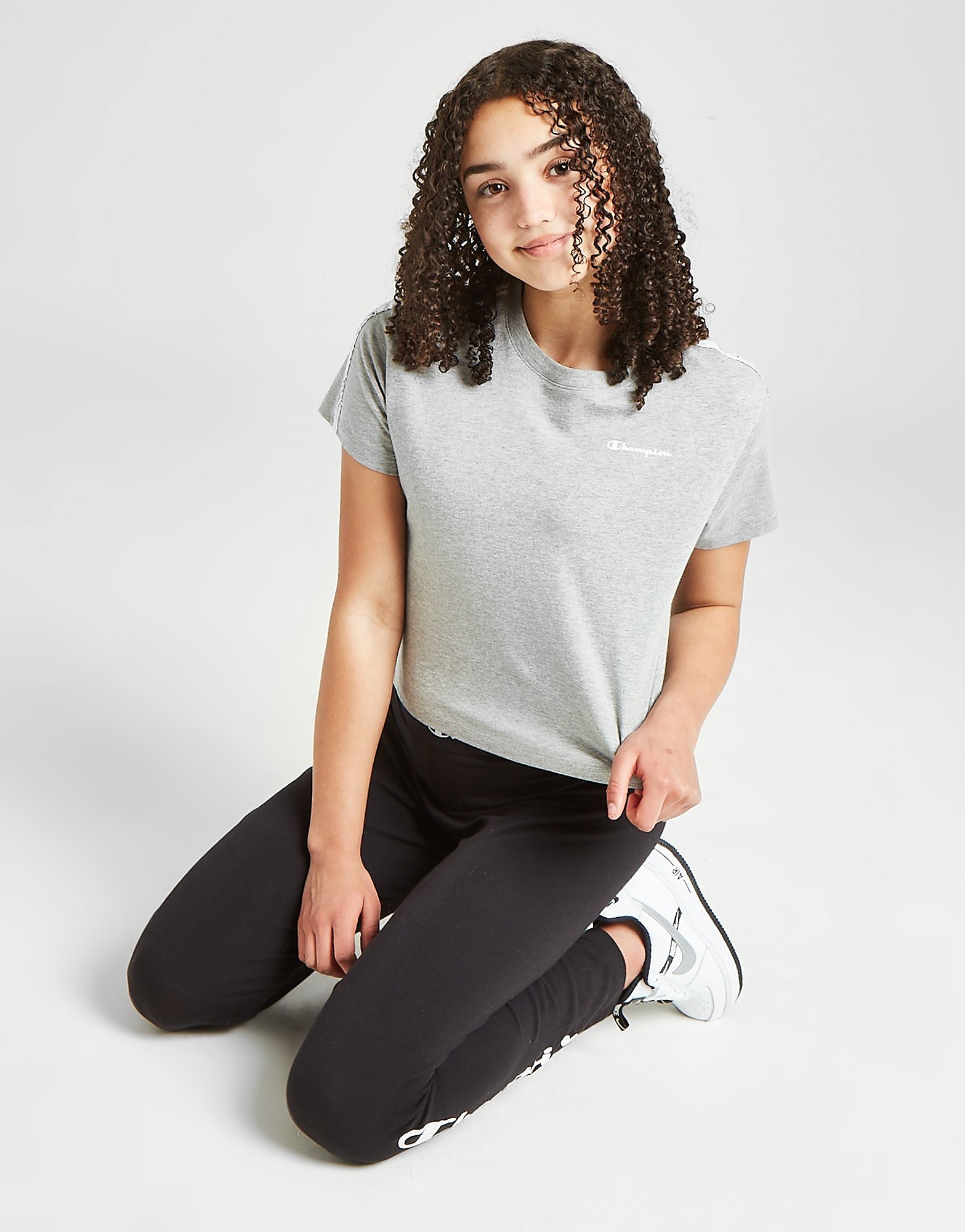 

Champion Girls' Crop T-Shirt Junior - Grey - Kids, Grey