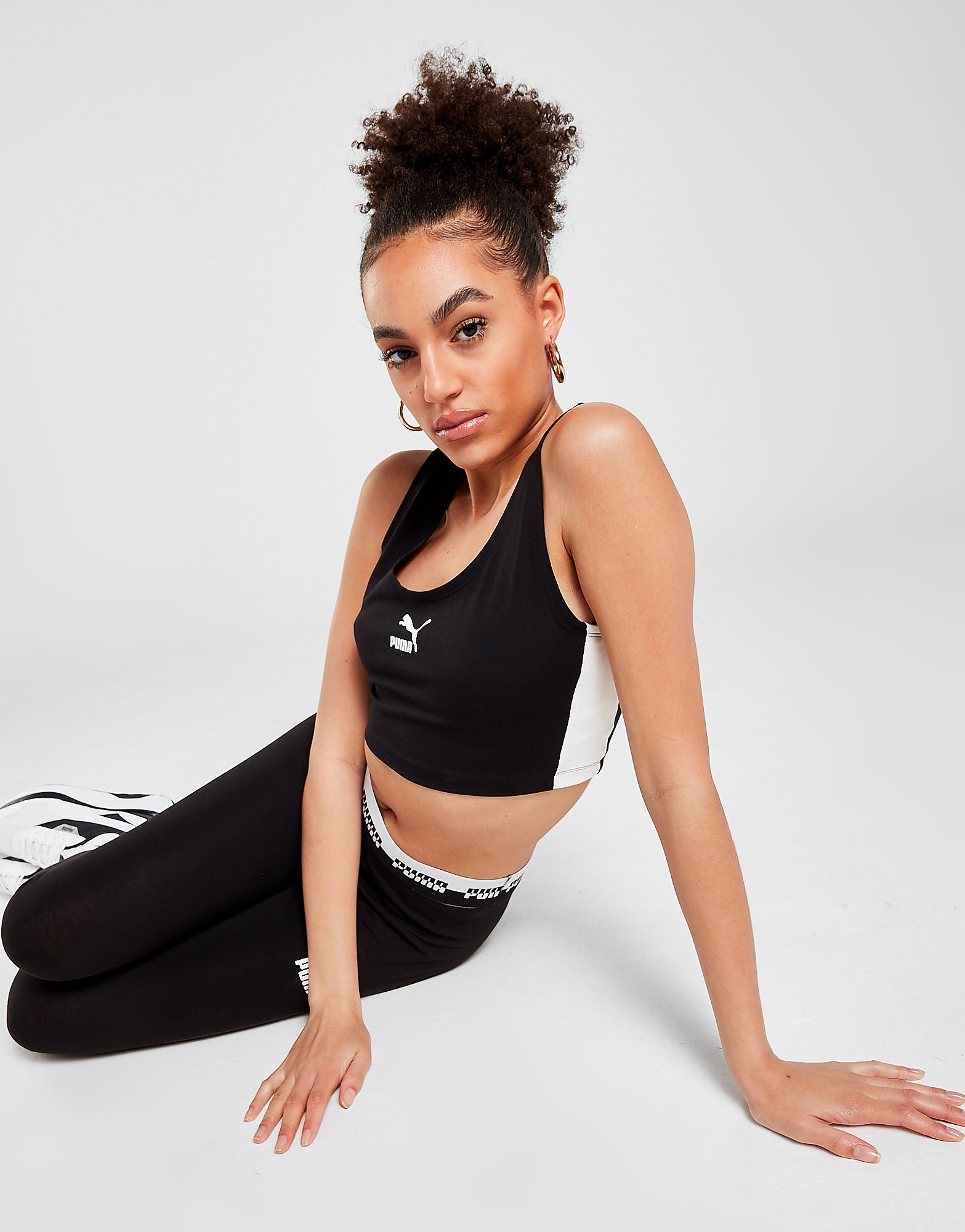 

Puma Classics Bralette - Black - Womens, Black