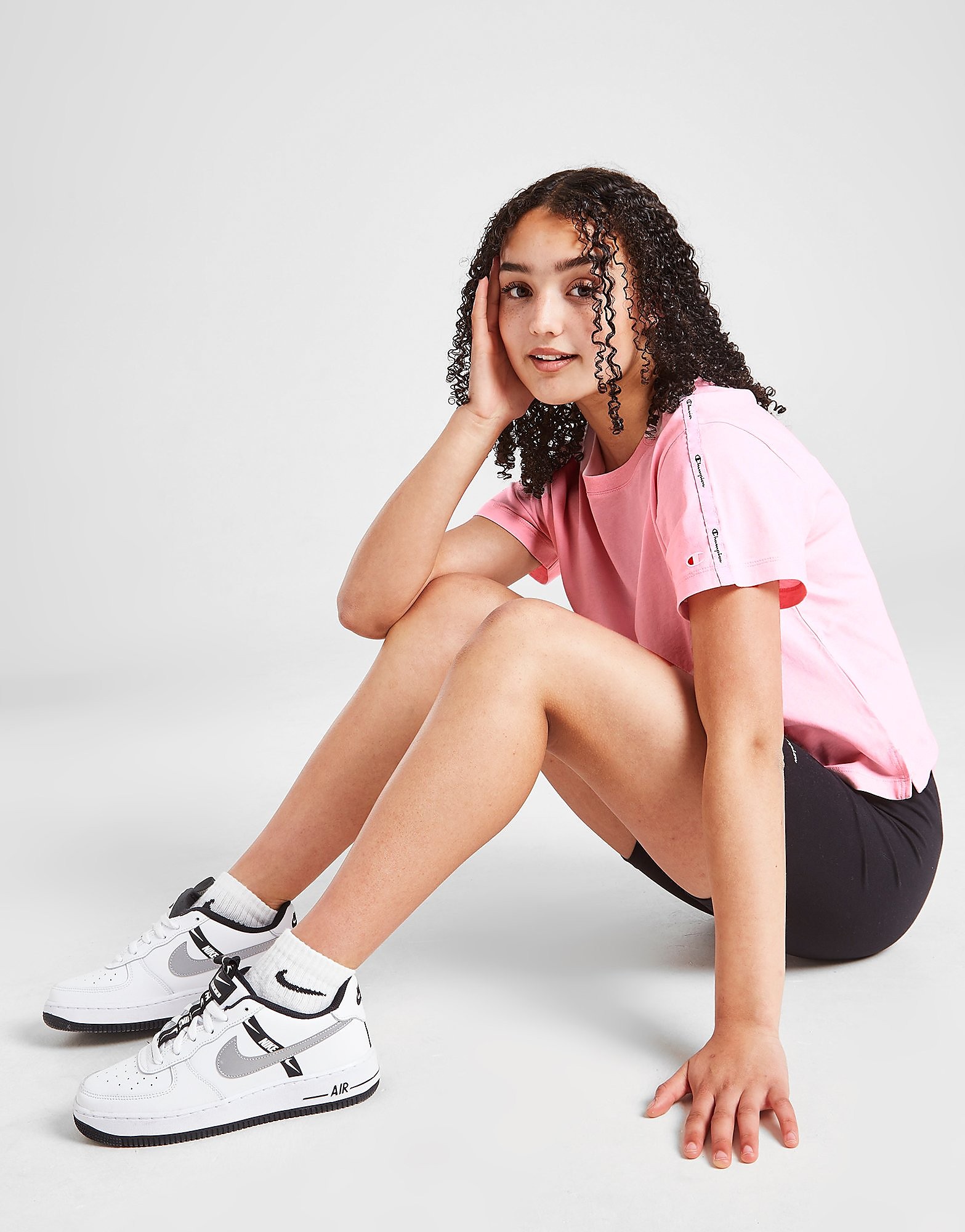 

Champion Girls' Tape Cropped T-Shirt Junior - Pink - Kids, Pink