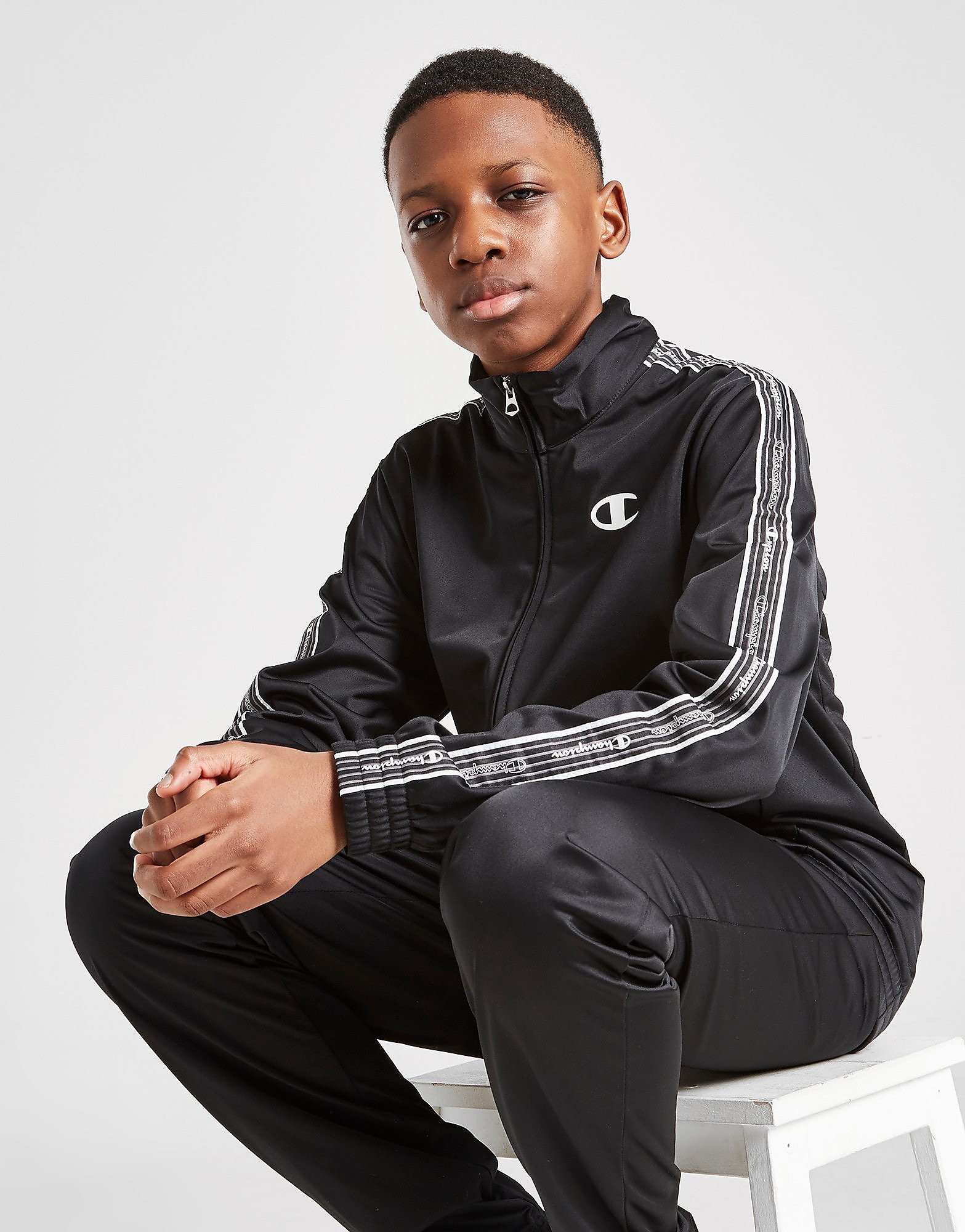 

Champion Tape Tracksuit Junior - Black - Kids, Black