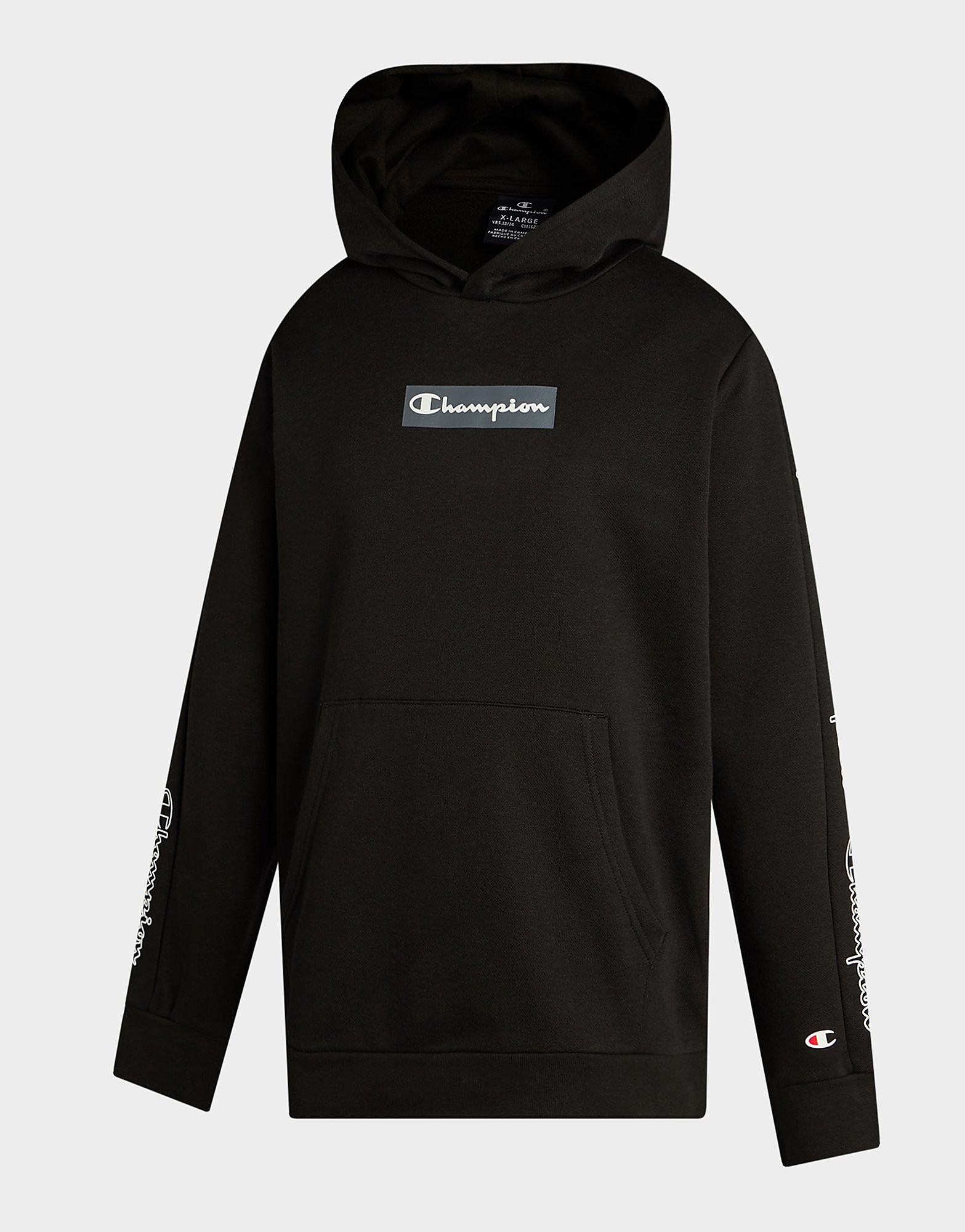 

Champion Box Logo Hoodie Junior - Only at JD - Black - Kids, Black