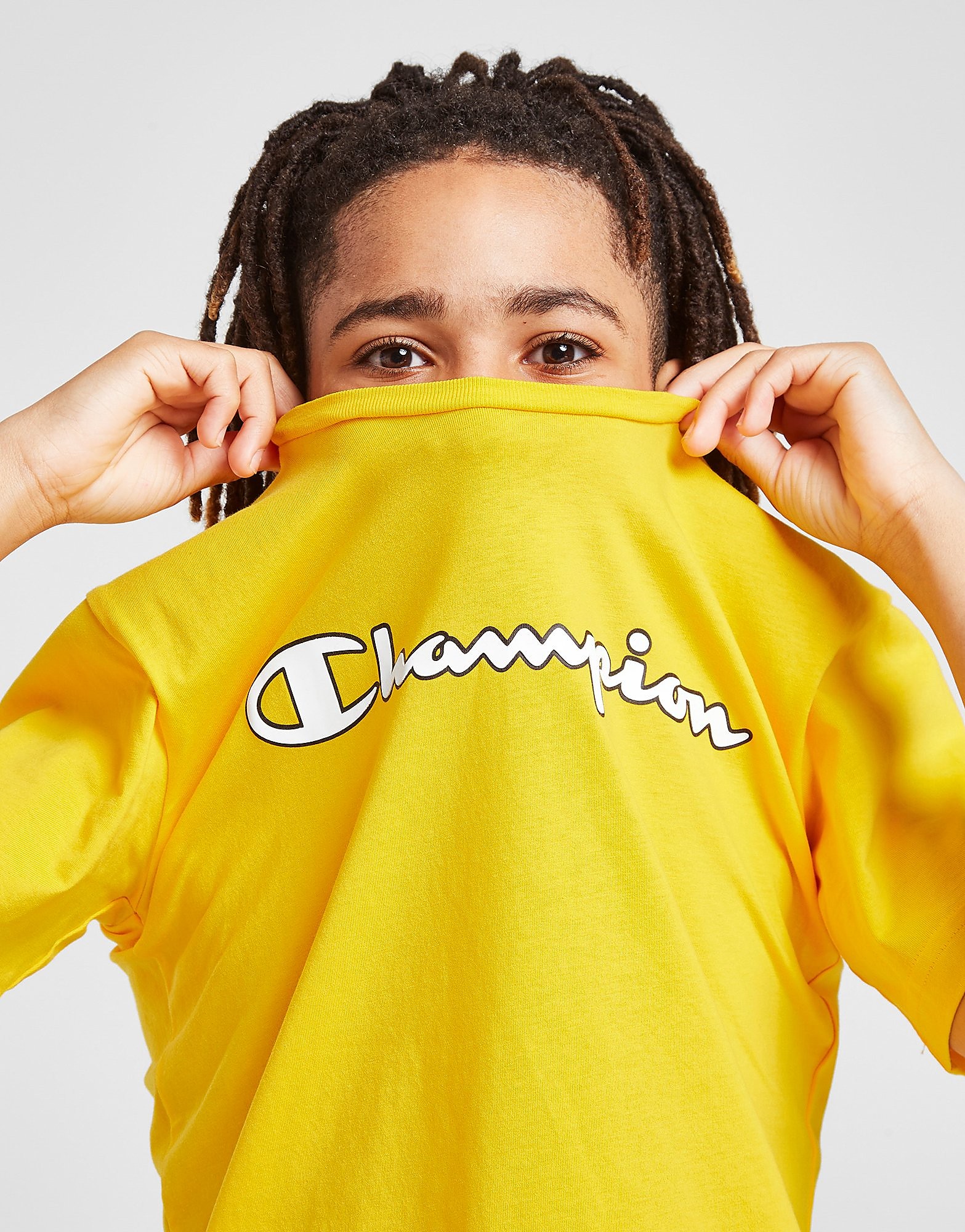 

Champion Core Logo T-Shirt Junior - Only at JD - Yellow - Kids, Yellow