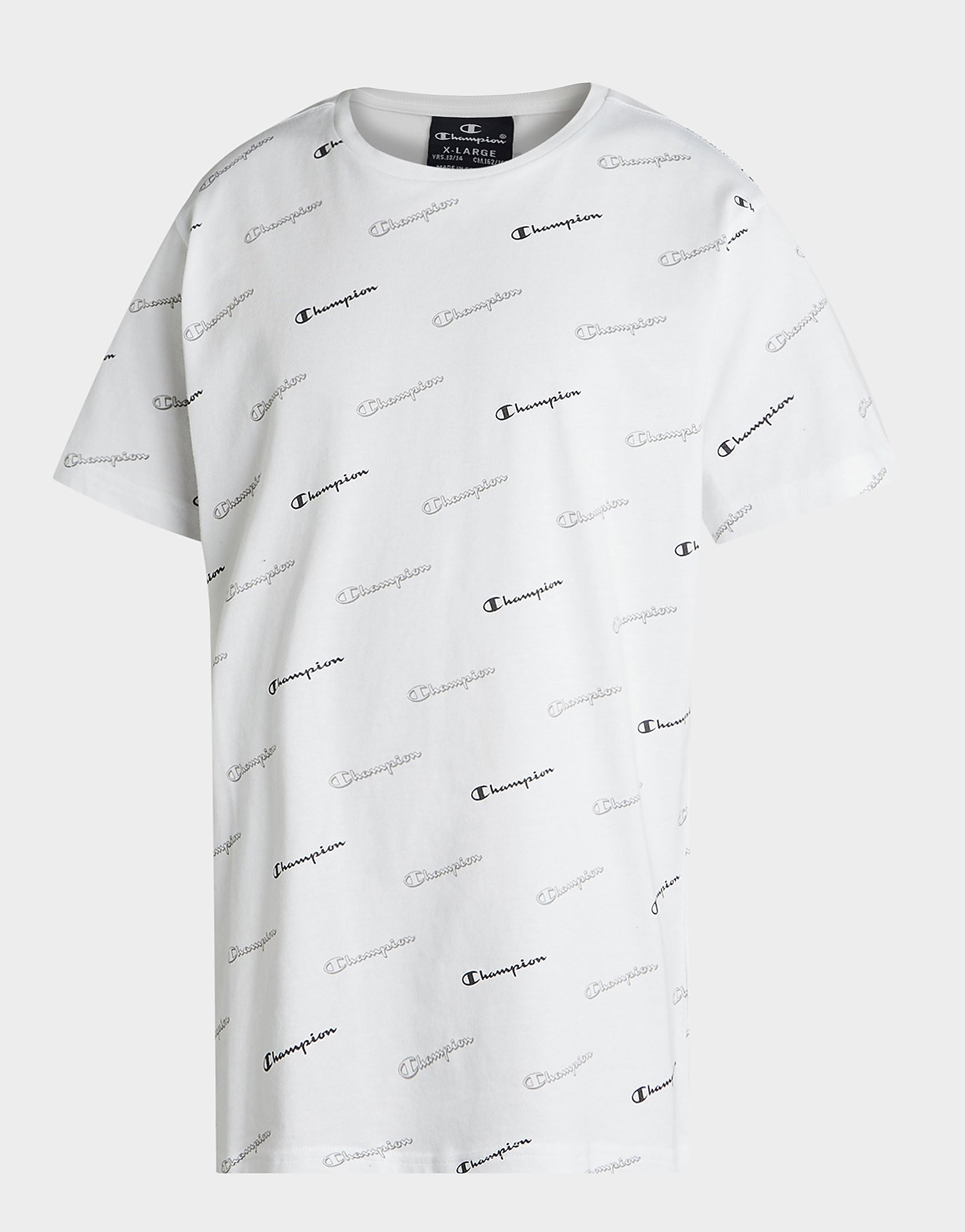 

Champion All Over Print T-Shirt Junior - Only at JD - White - Kids, White