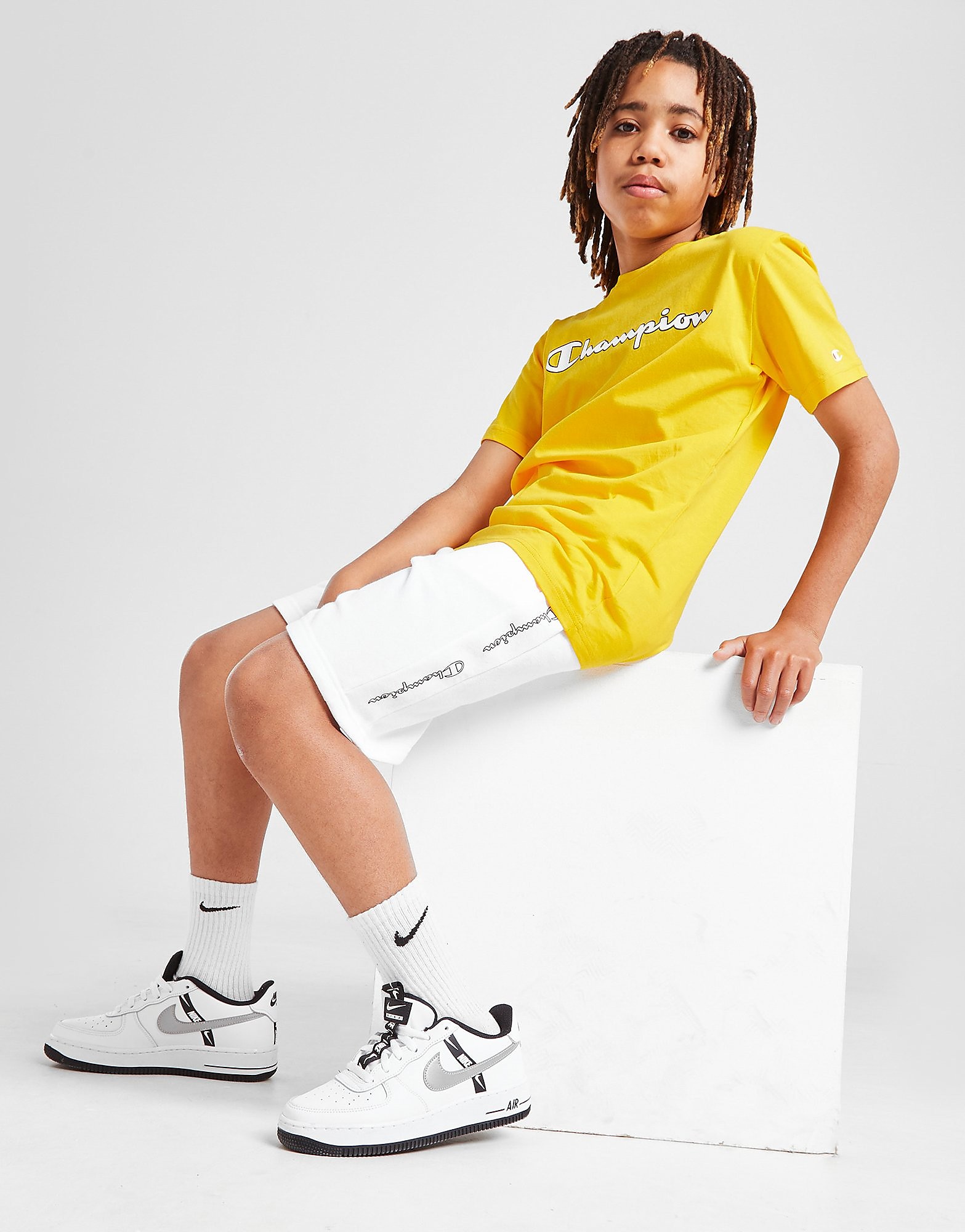 

Champion Tape Shorts Junior - White - Kids, White