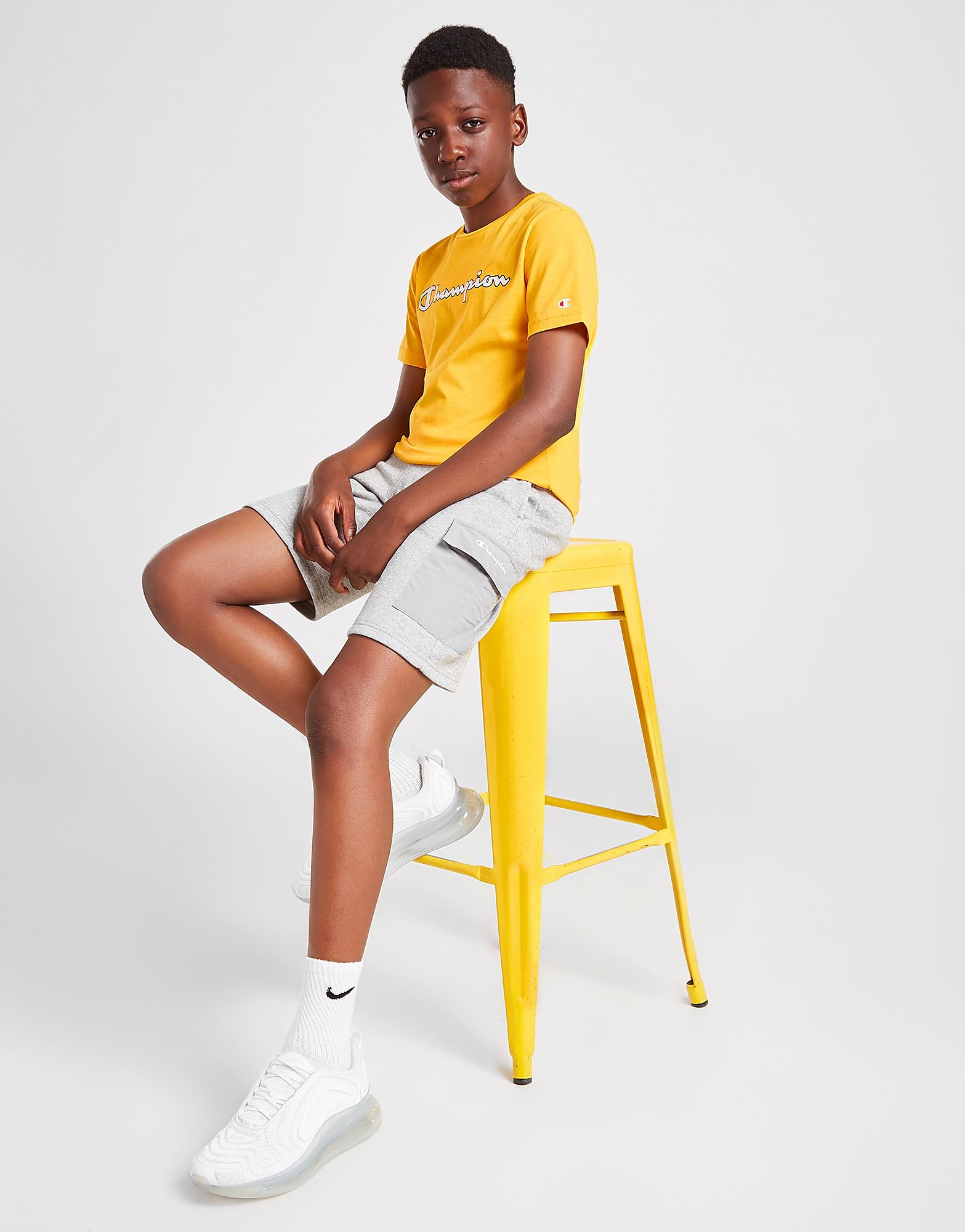 

Champion Fleece Cargo Shorts Junior - Only at JD - Grey - Kids, Grey