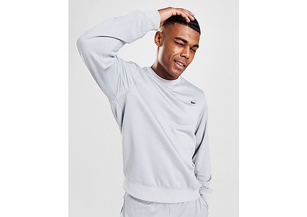 Lacoste Poly Fleece Crew Sweatshirt - Only at JD - Grey/LGM - Mens, Grey/LGM
