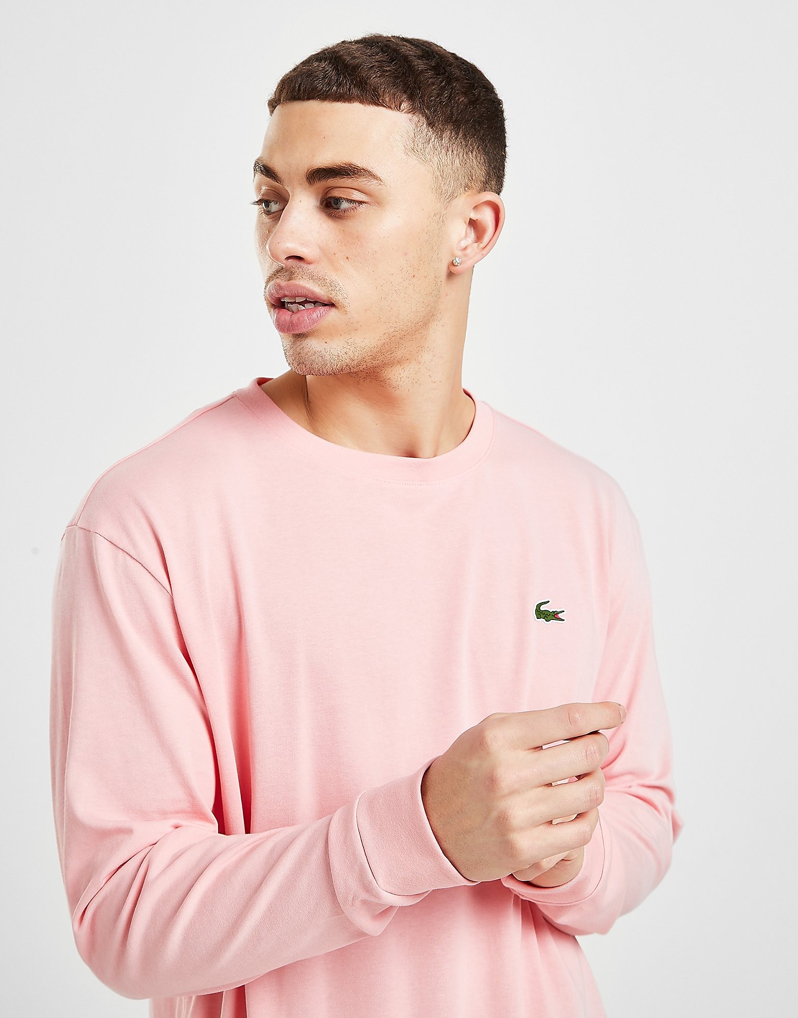 

Lacoste Croc T-Shirt - Pink - Mens, Pink