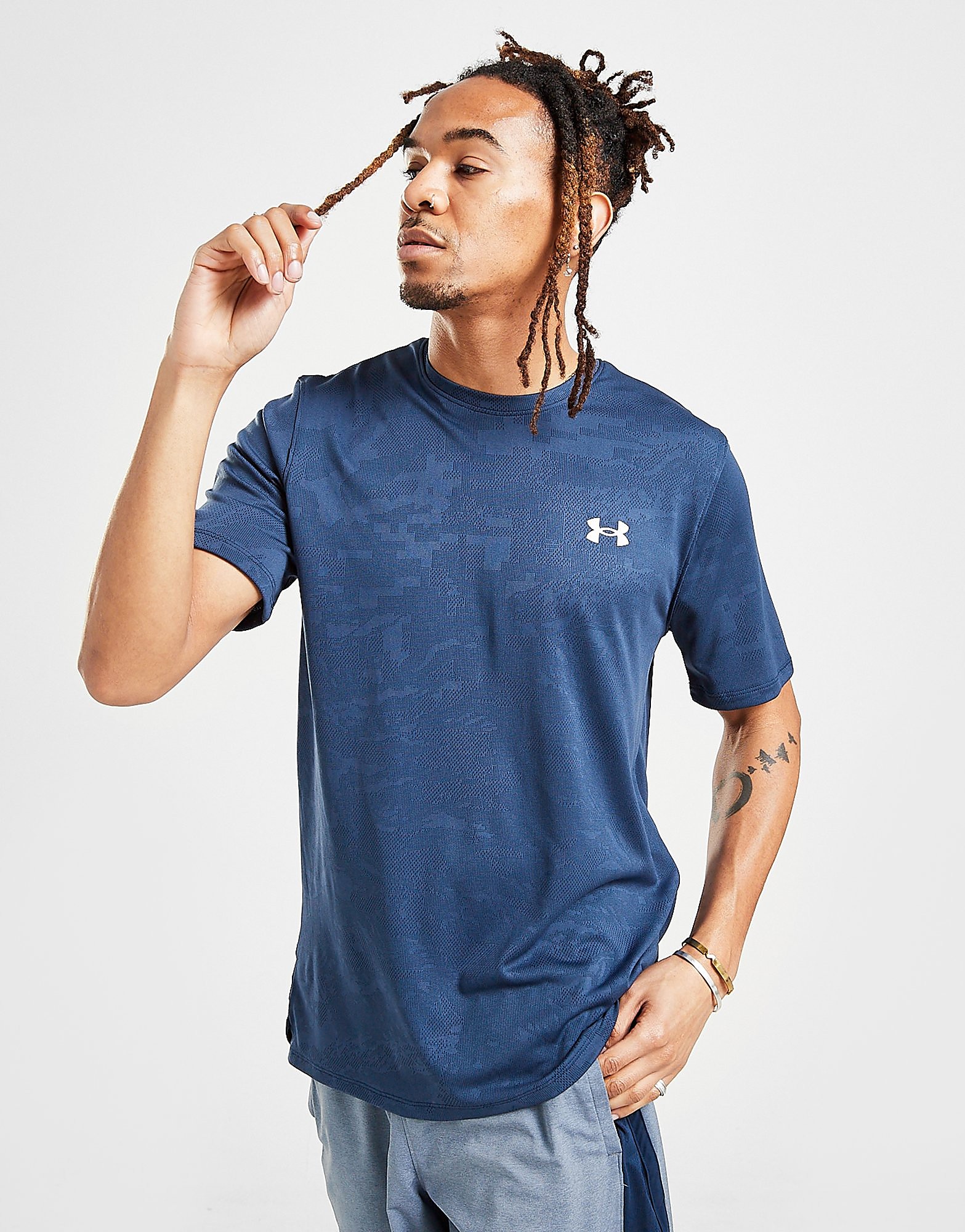 

Under Armour Vent Camo T-Shirt - Academy - Mens, Academy