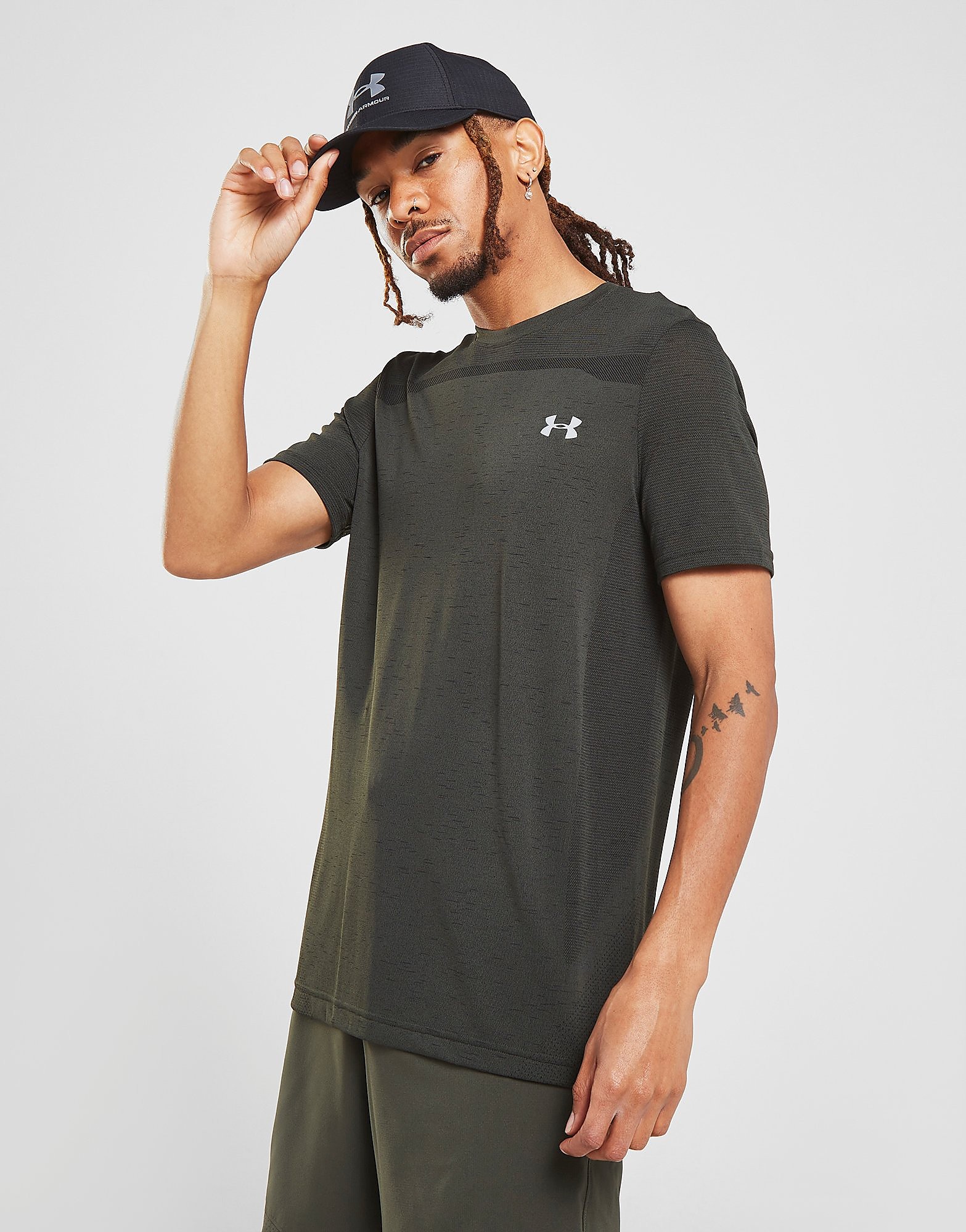 

Under Armour Vanish Seamless T-Shirt - Green - Mens, Green