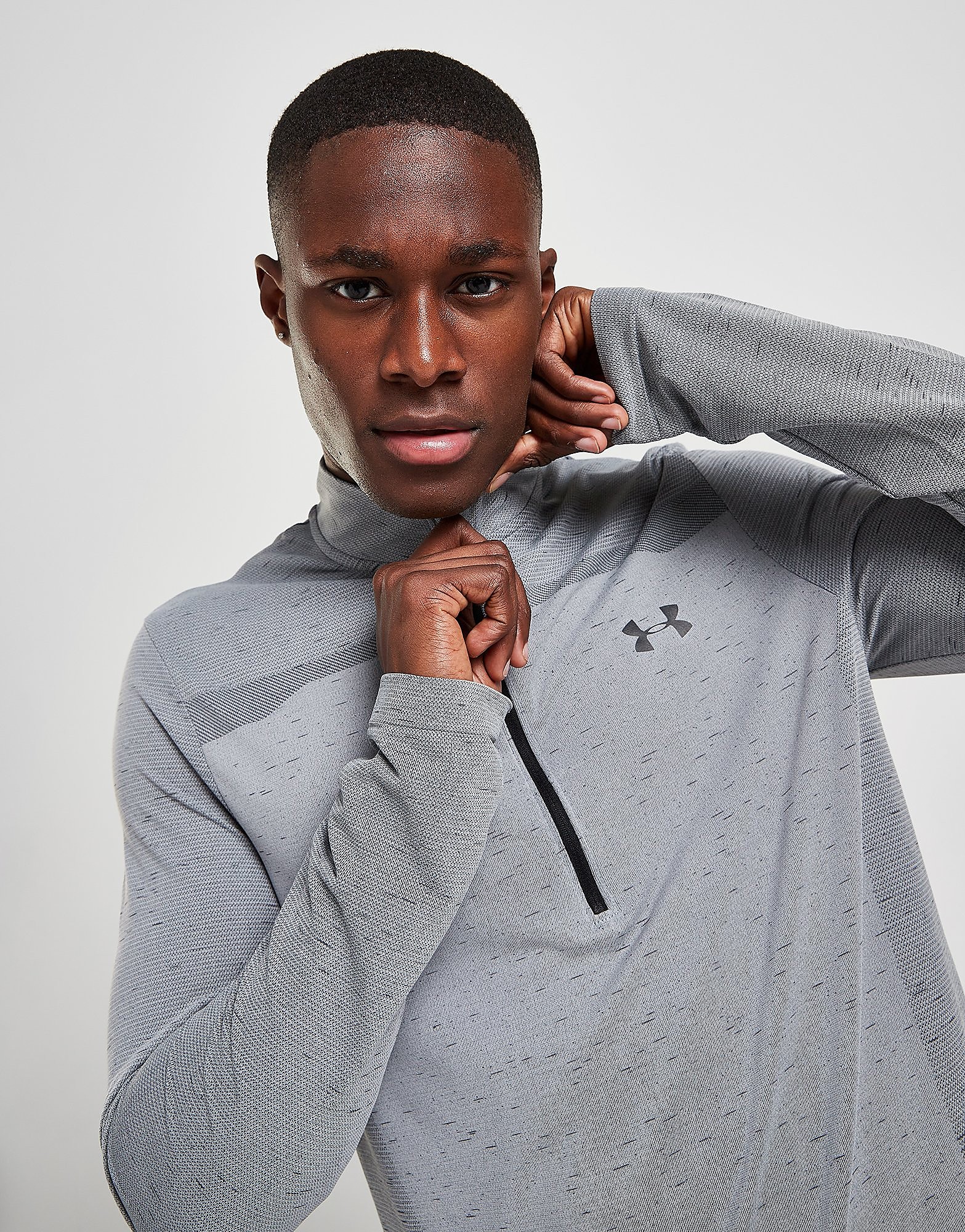 

Under Armour Vanish Seamless 1/2 Zip Track Top - Mod Gray - Mens, Mod Gray