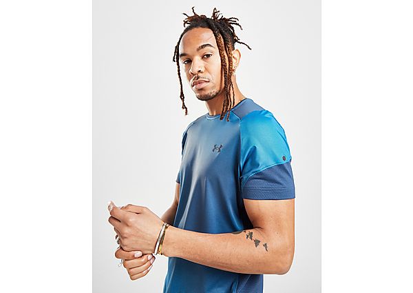 Under Armour T-Shirt HeatGear Rush Fade Homme - Blue Circuit, Blue Circuit