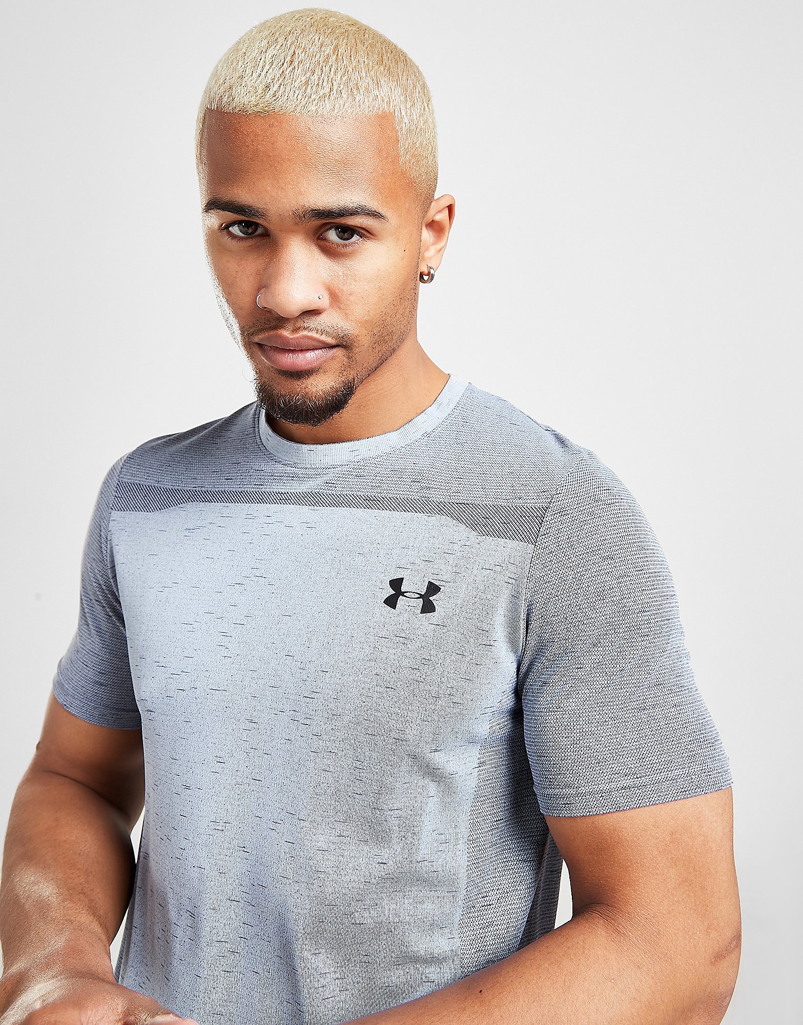 

Under Armour Vanish Seamless T-Shirt - Grey - Mens, Grey