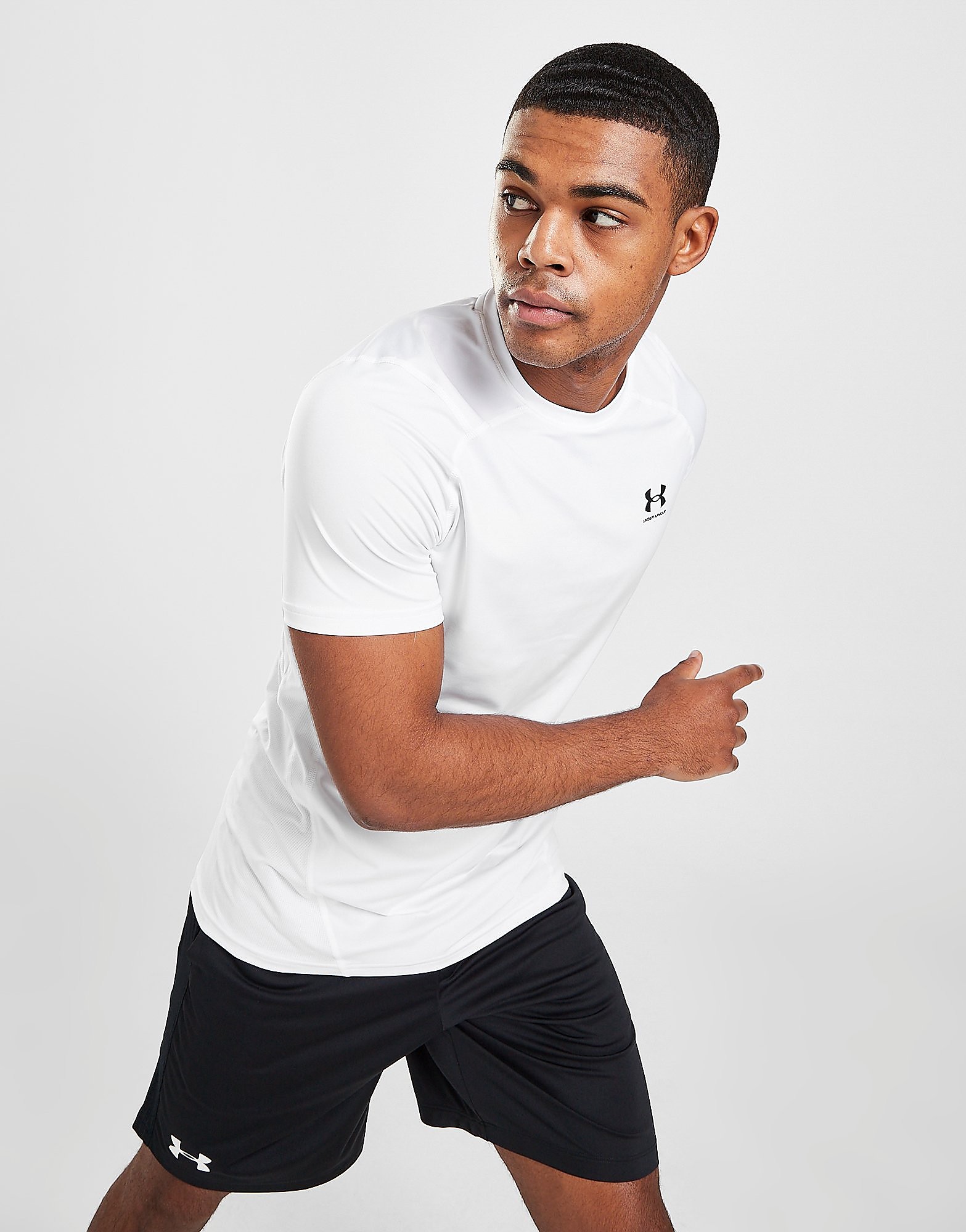 

Under Armour HeatGear T-Shirt - White - Mens, White