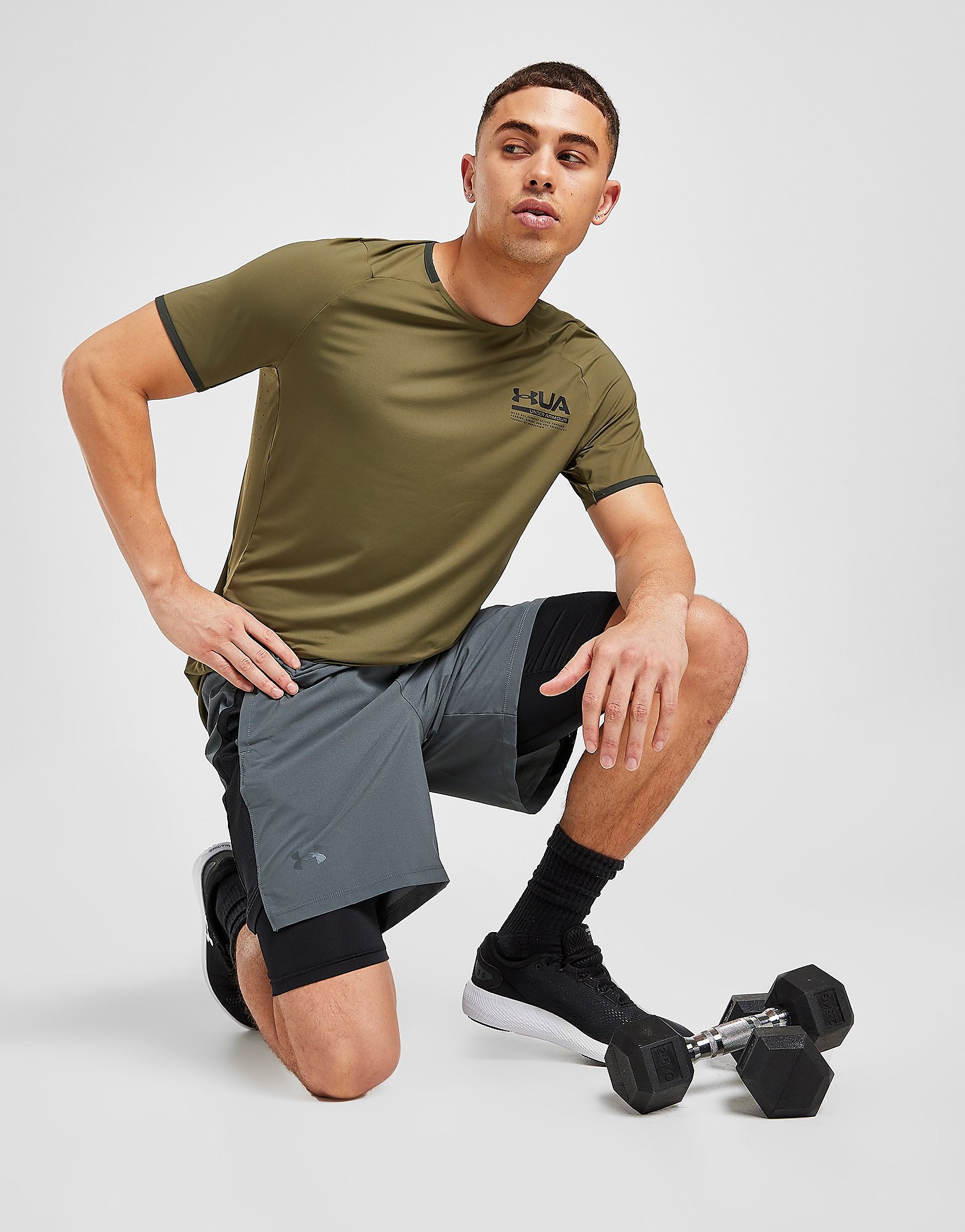 

Under Armour Launch 2-In-1 Shorts - Pitch Gray - Mens, Pitch Gray